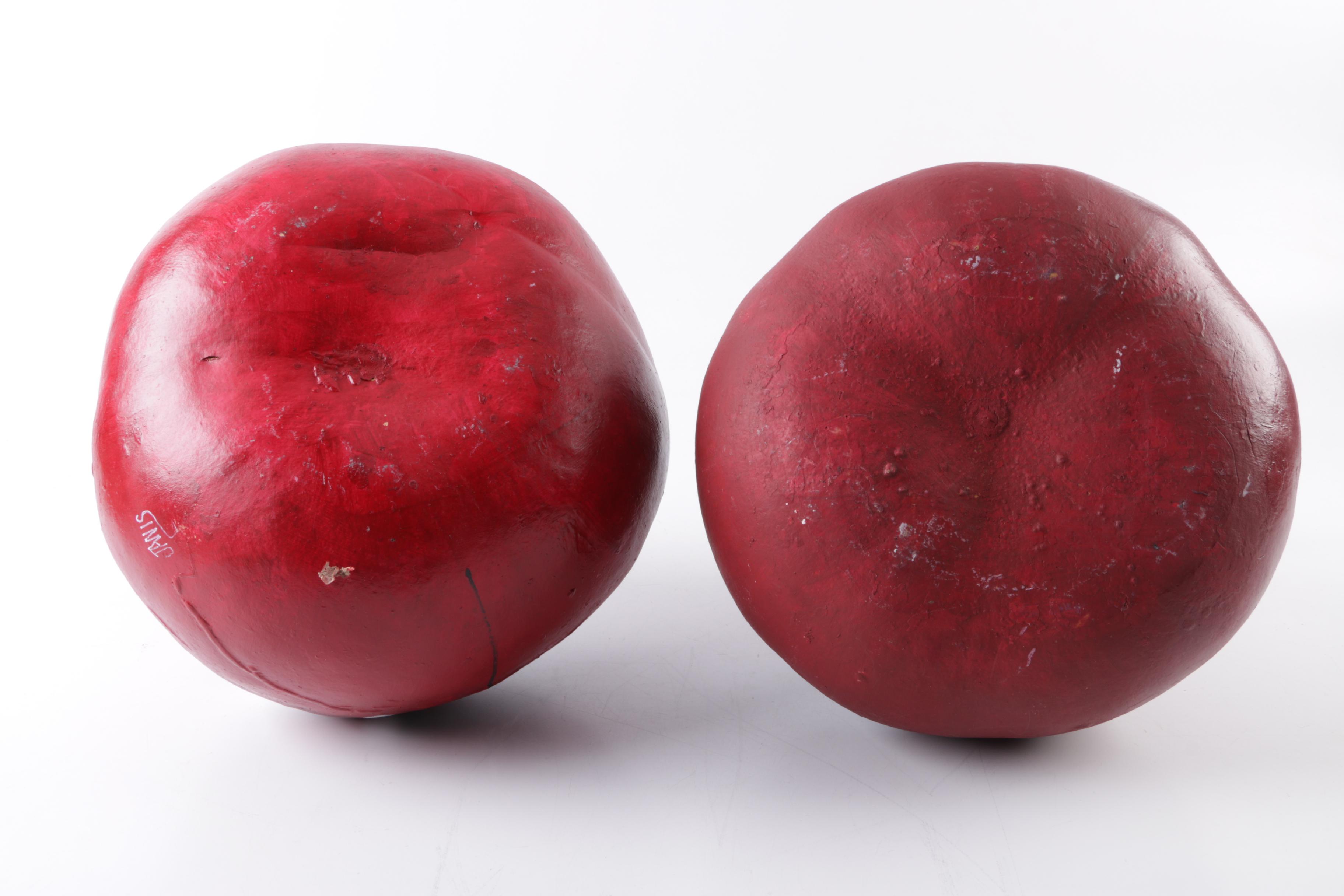 Collection of Santas Made from Gourds