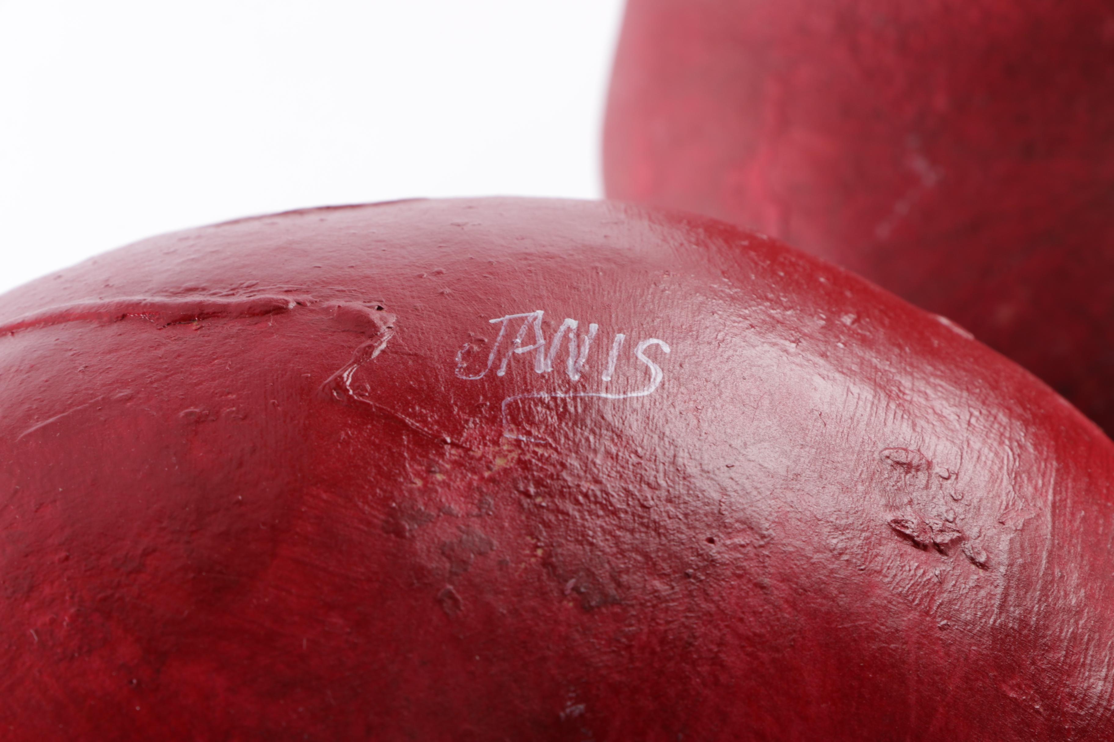 Collection of Santas Made from Gourds