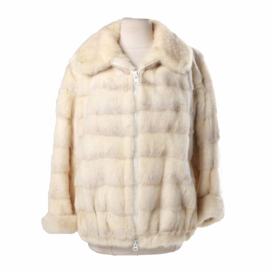 Vintage Mink Fur Jacket by Edward Glasser