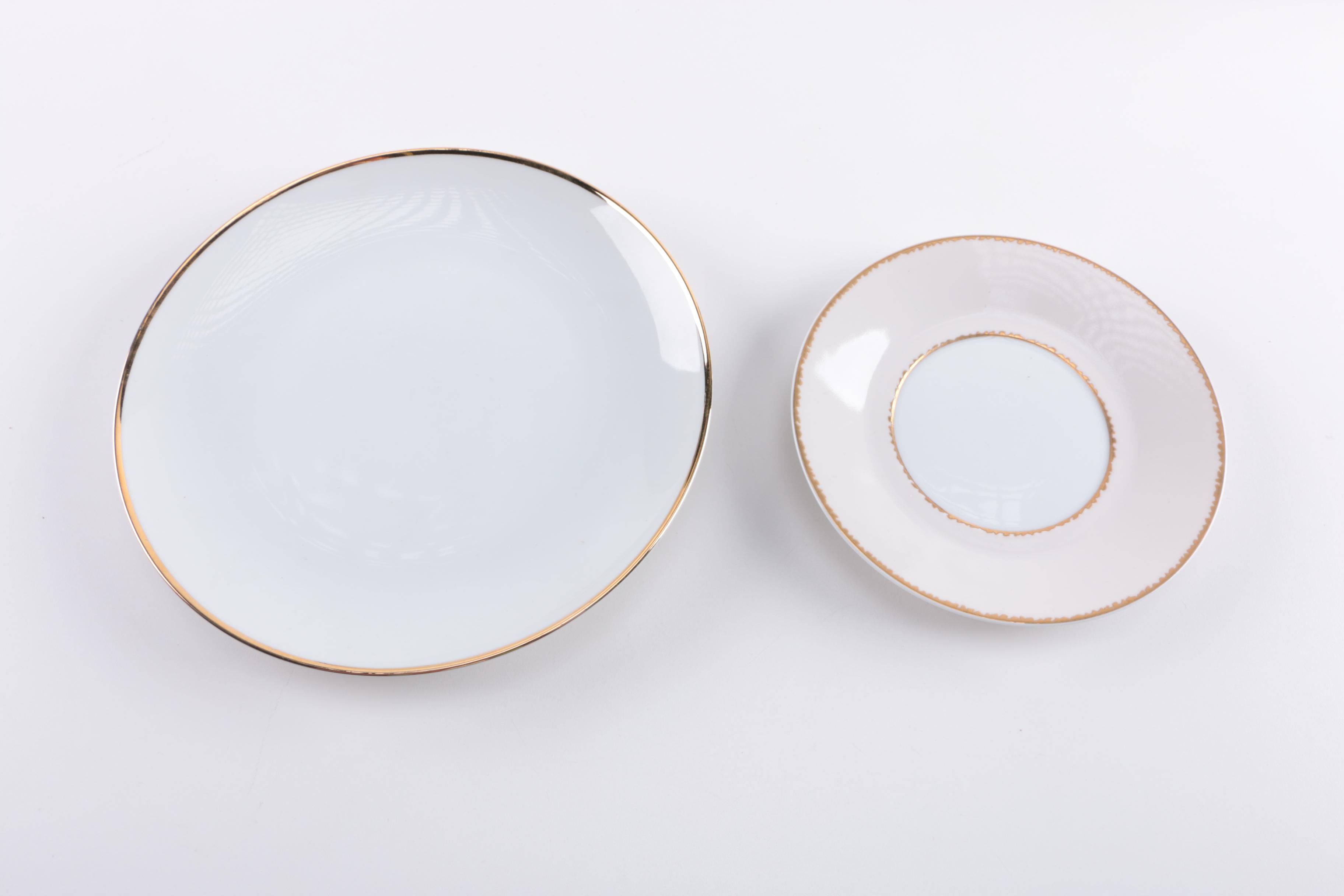 Assortment of Tableware and Pitcher