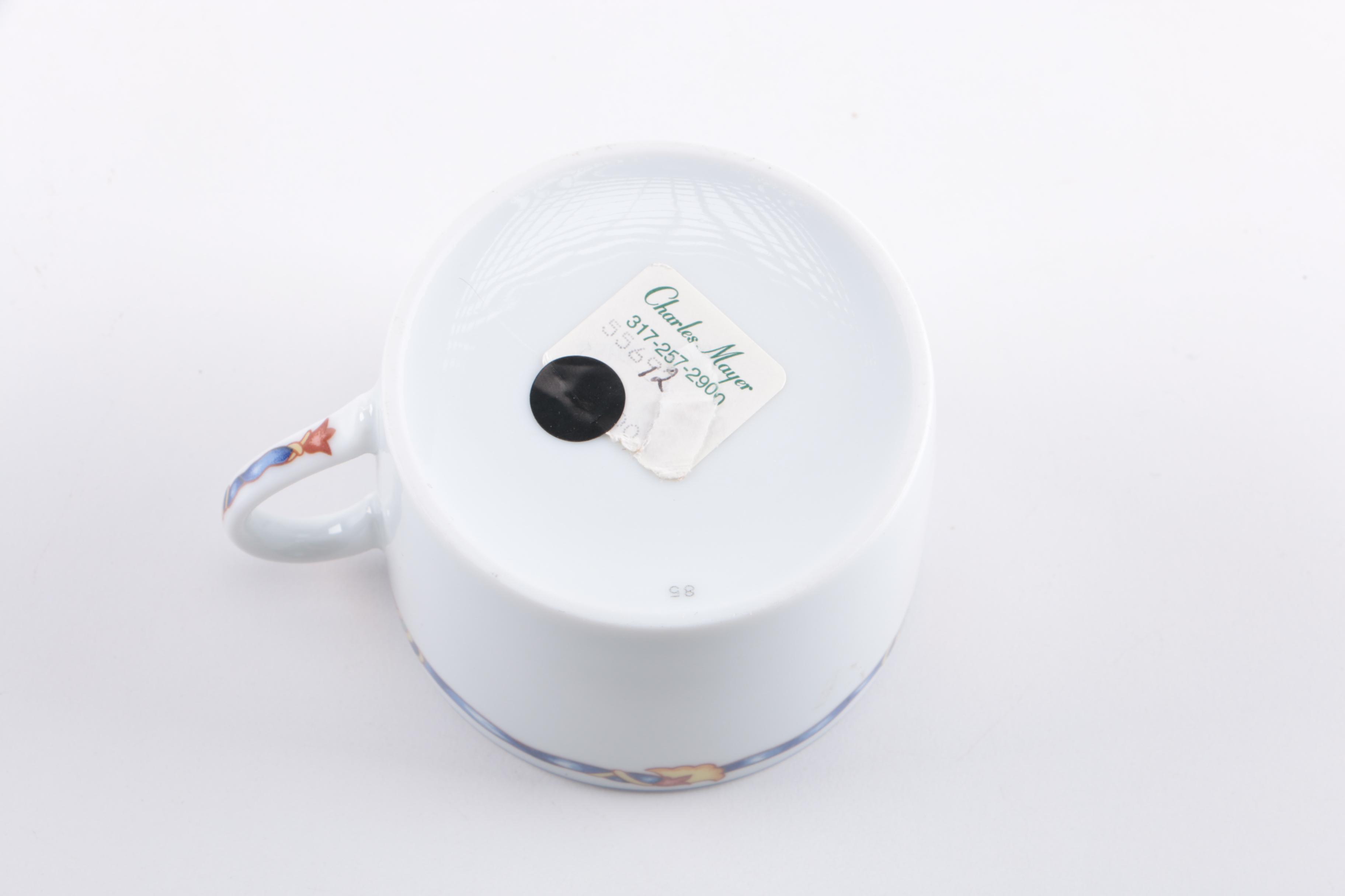 Assortment of Tableware and Pitcher