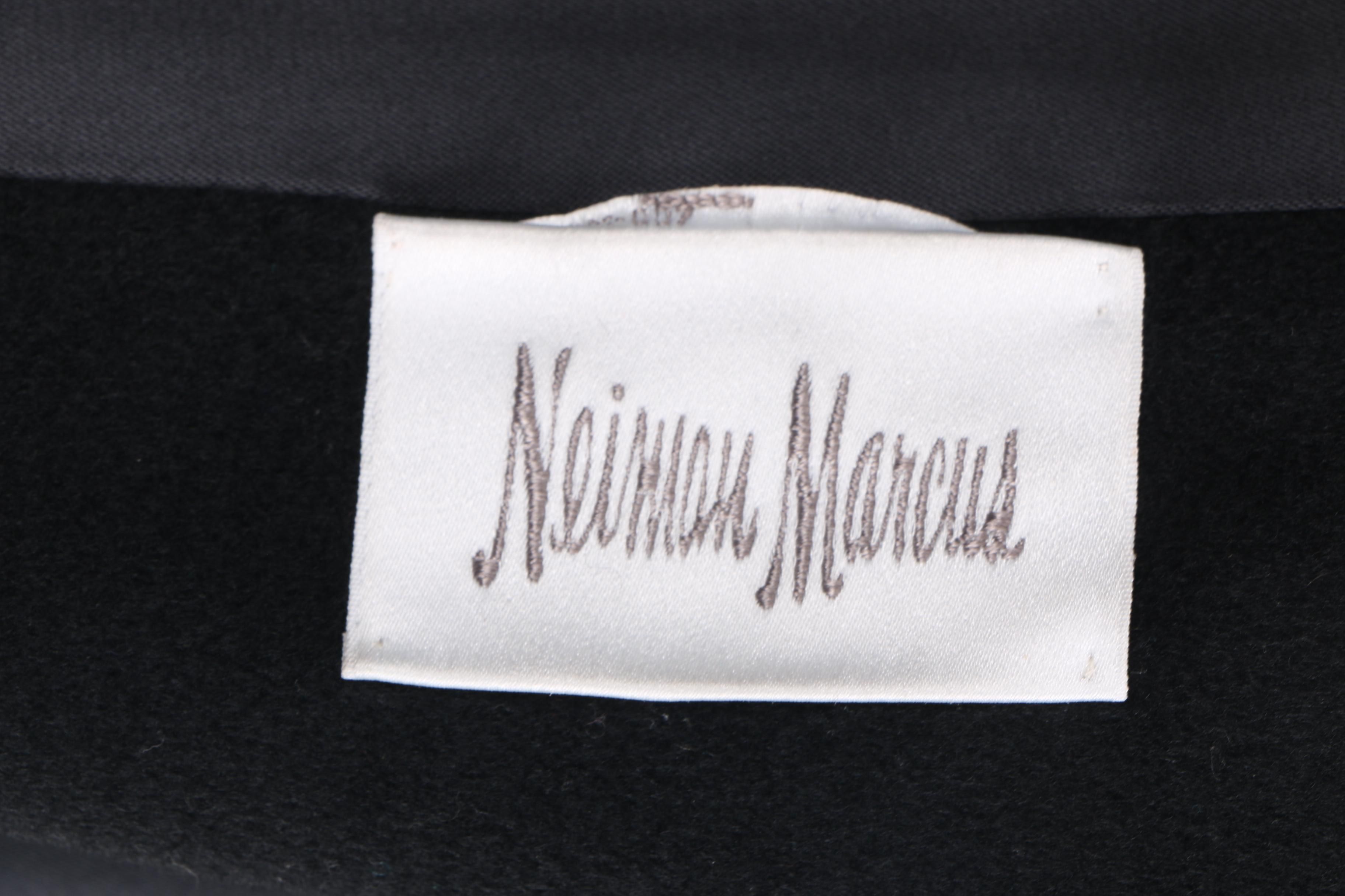 Black Woolen Overcoat by Perry Ellis for Neiman Marcus