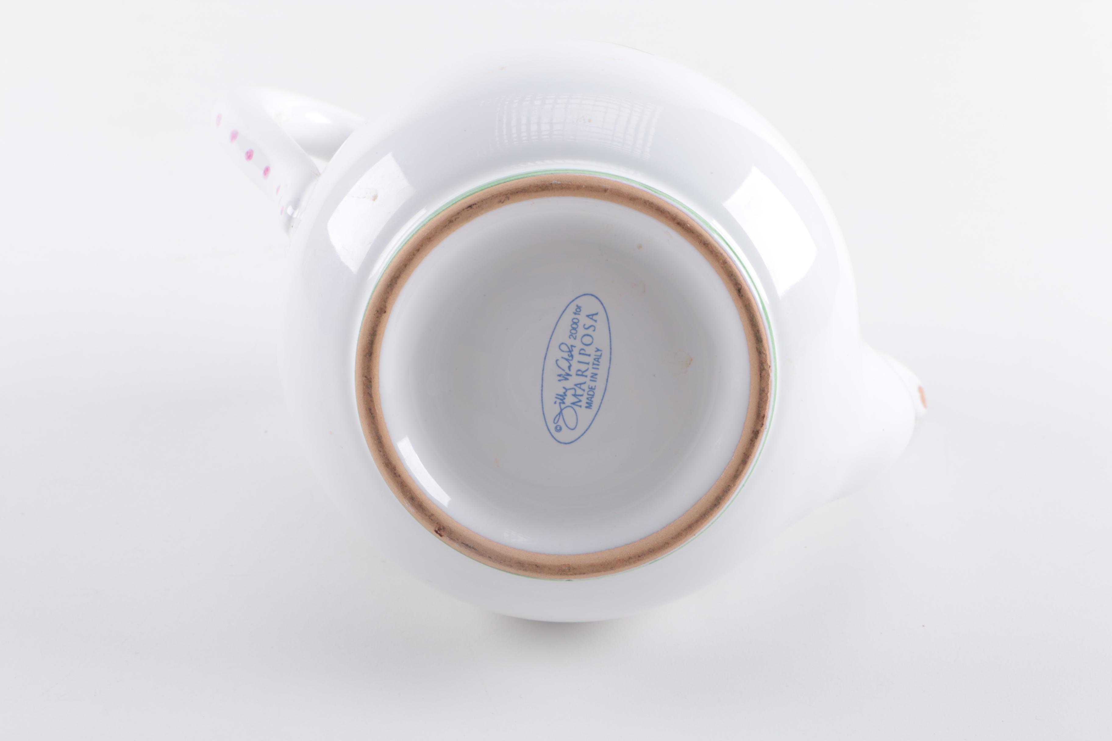 Assortment of Tableware and Pitcher