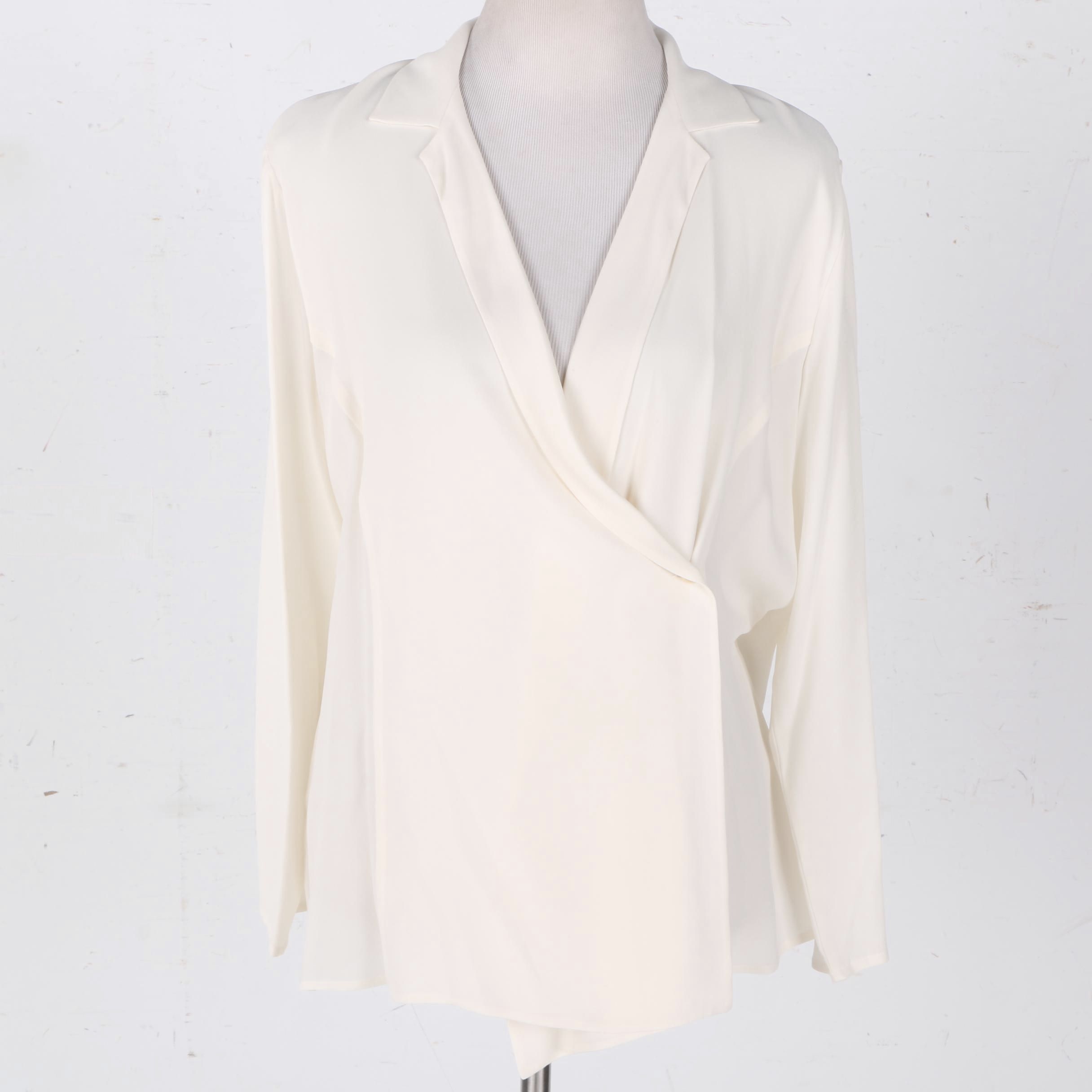 Calvin Klein Collection Woman's Silk Blazer
