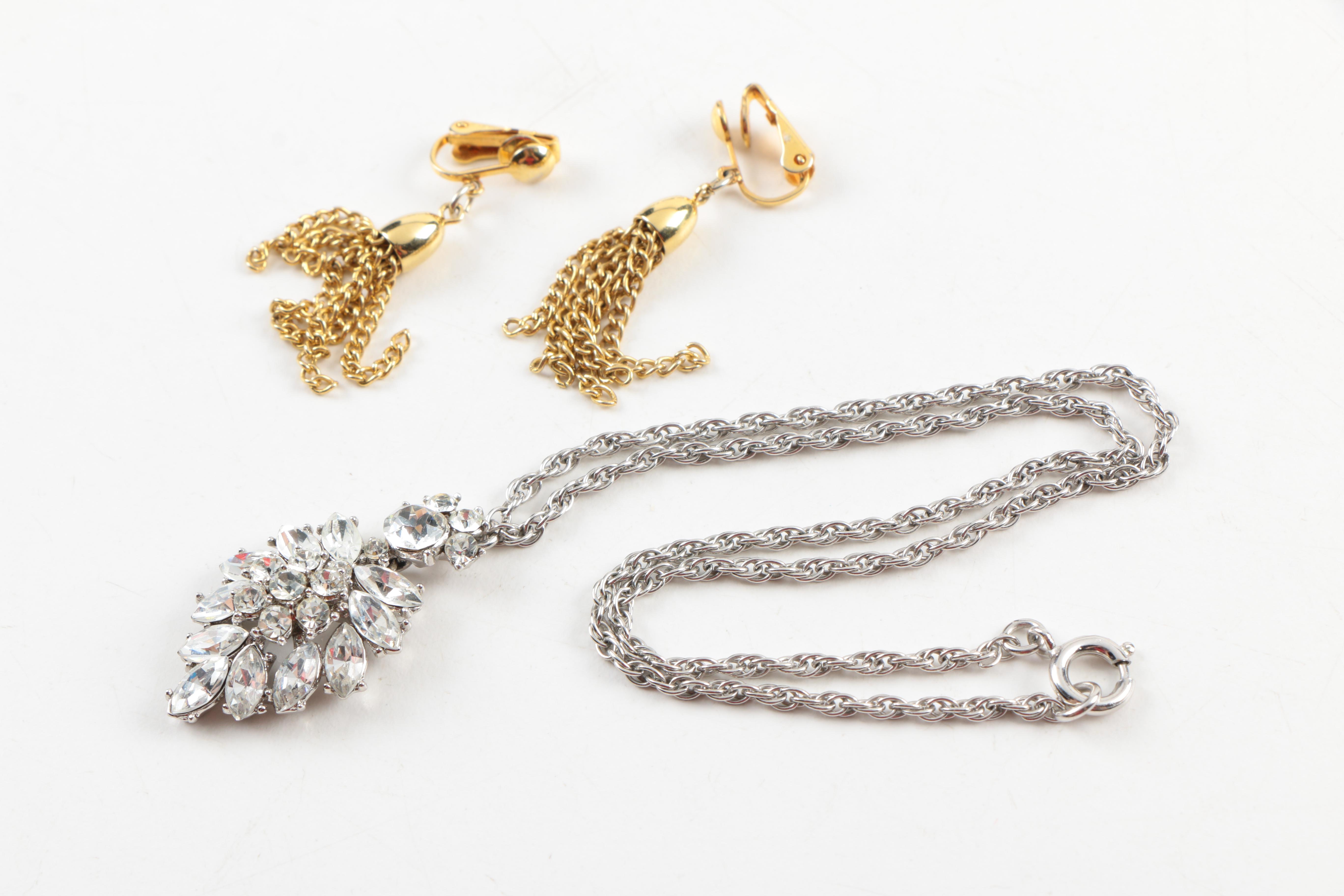 Jewelry Featuring Featuring Vintage Crown Trifari and Coro, Gemstones, and More