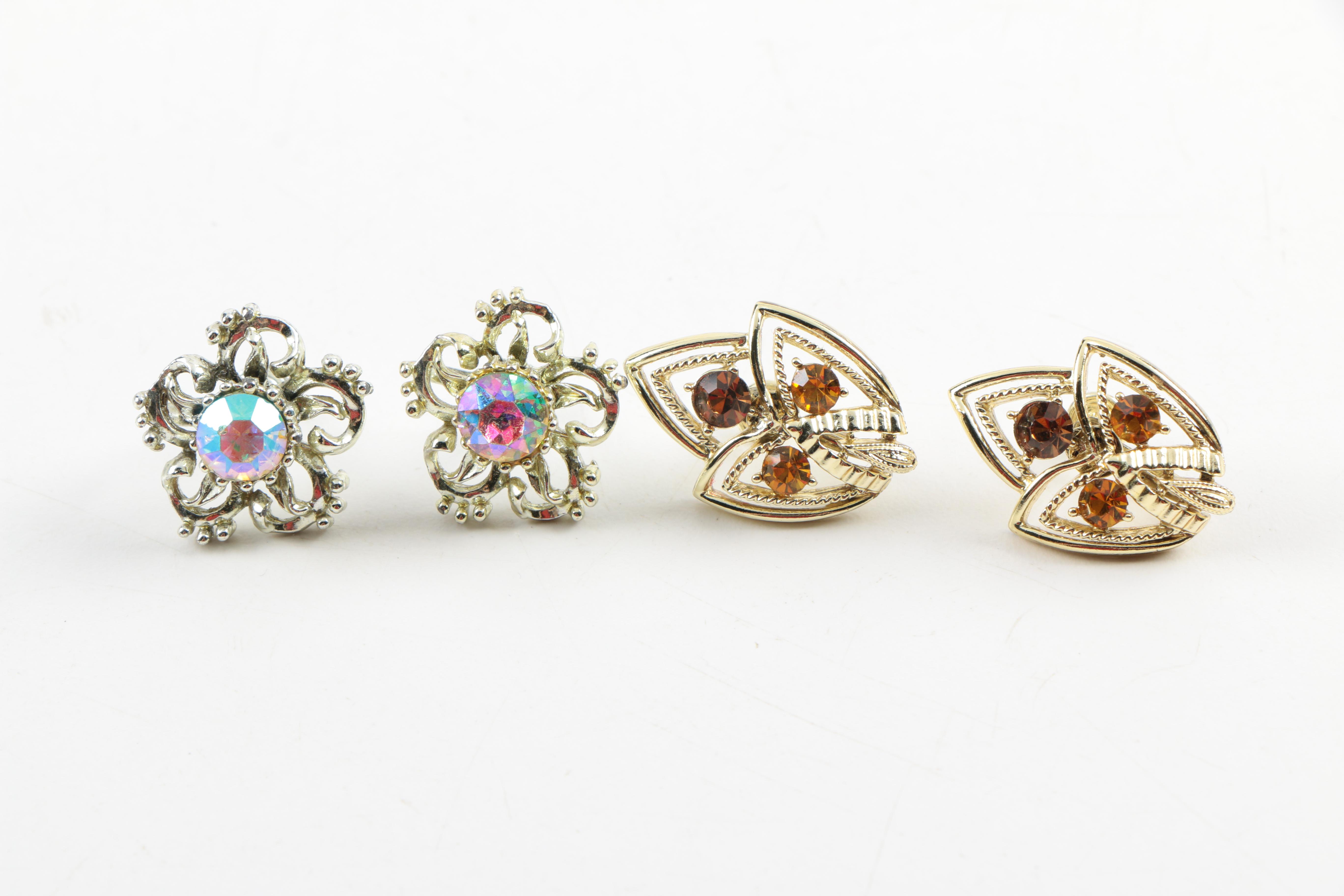 Jewelry Featuring Featuring Vintage Crown Trifari and Coro, Gemstones, and More