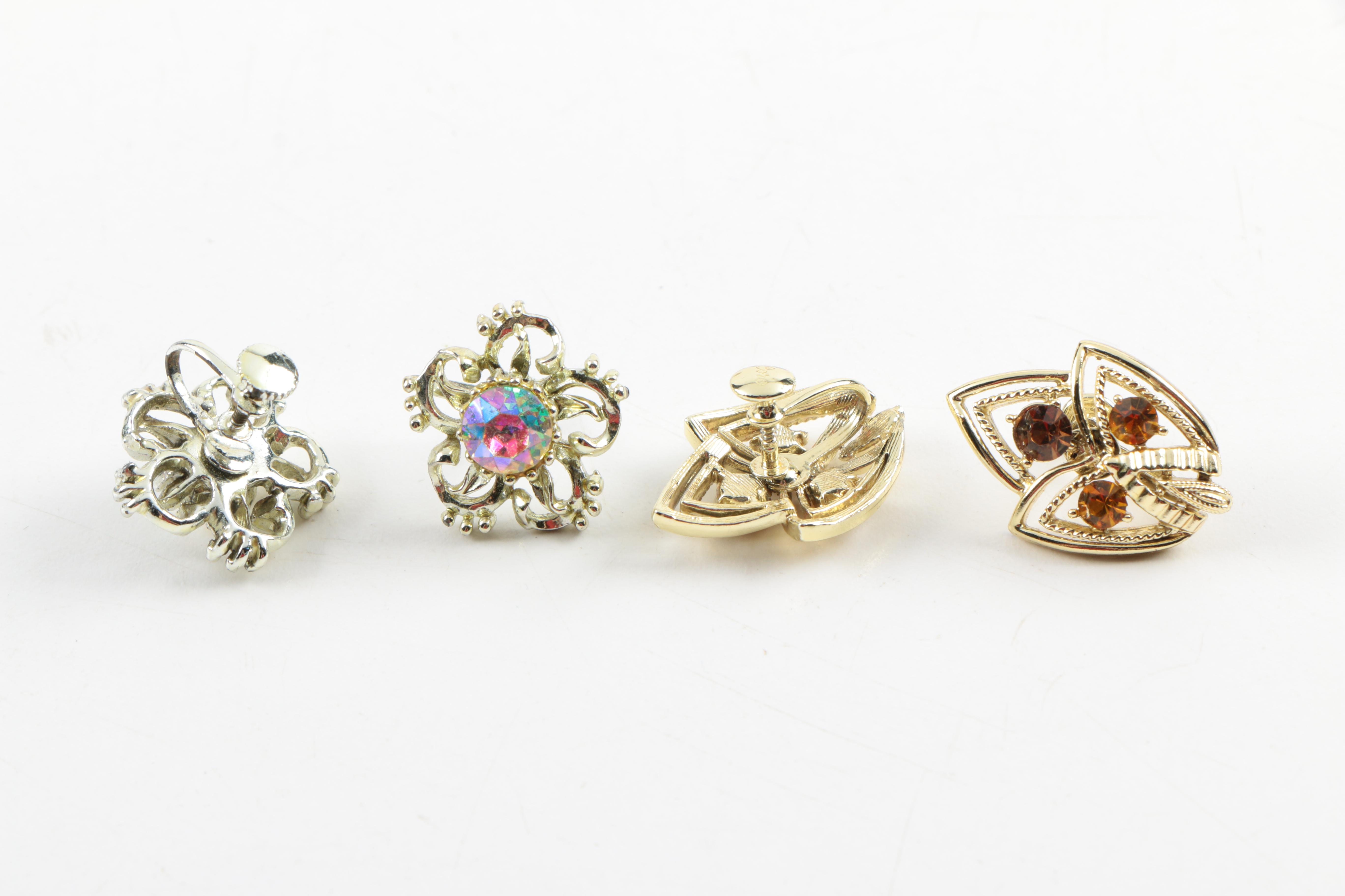 Jewelry Featuring Featuring Vintage Crown Trifari and Coro, Gemstones, and More