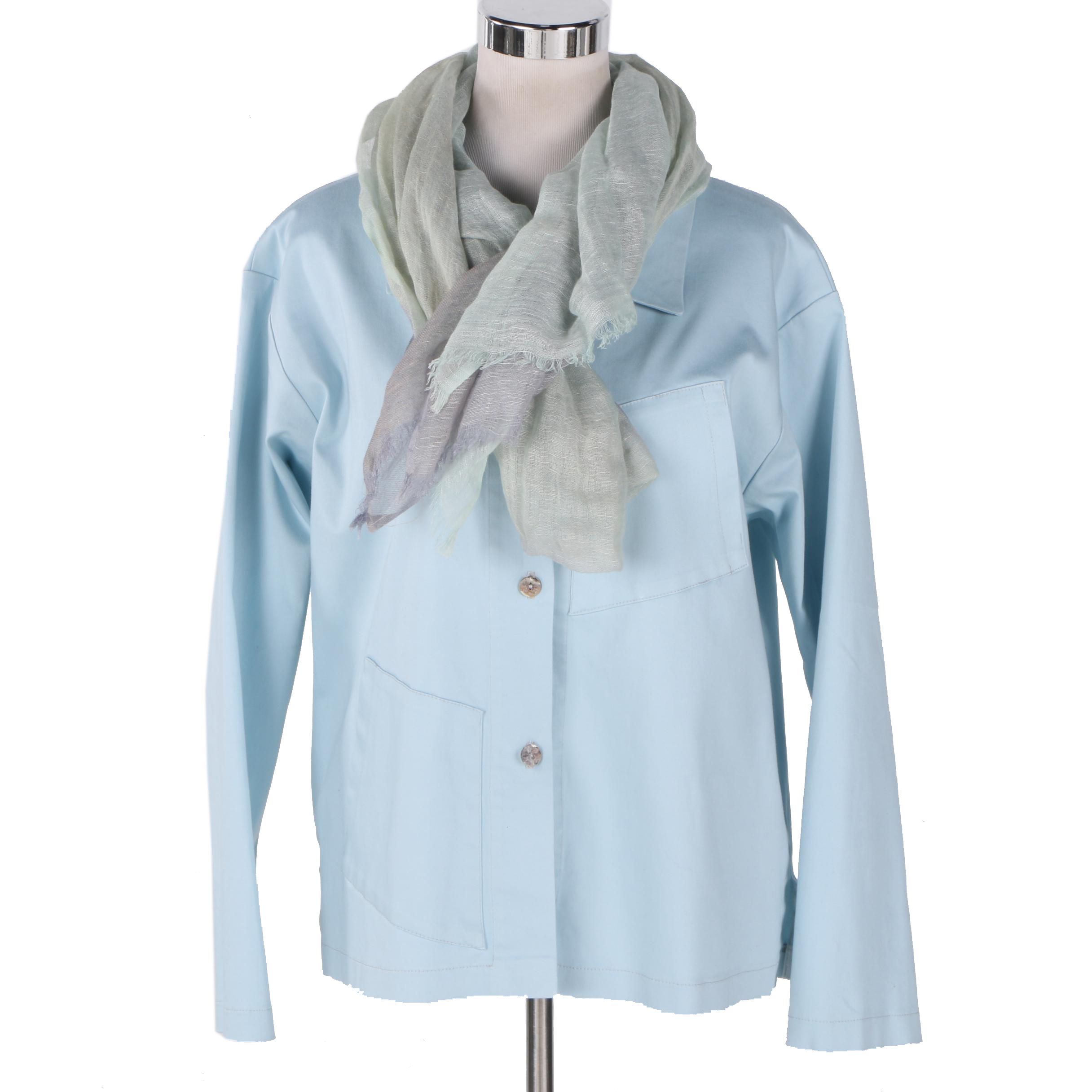Women's Jacket by Vitamin with Scarf