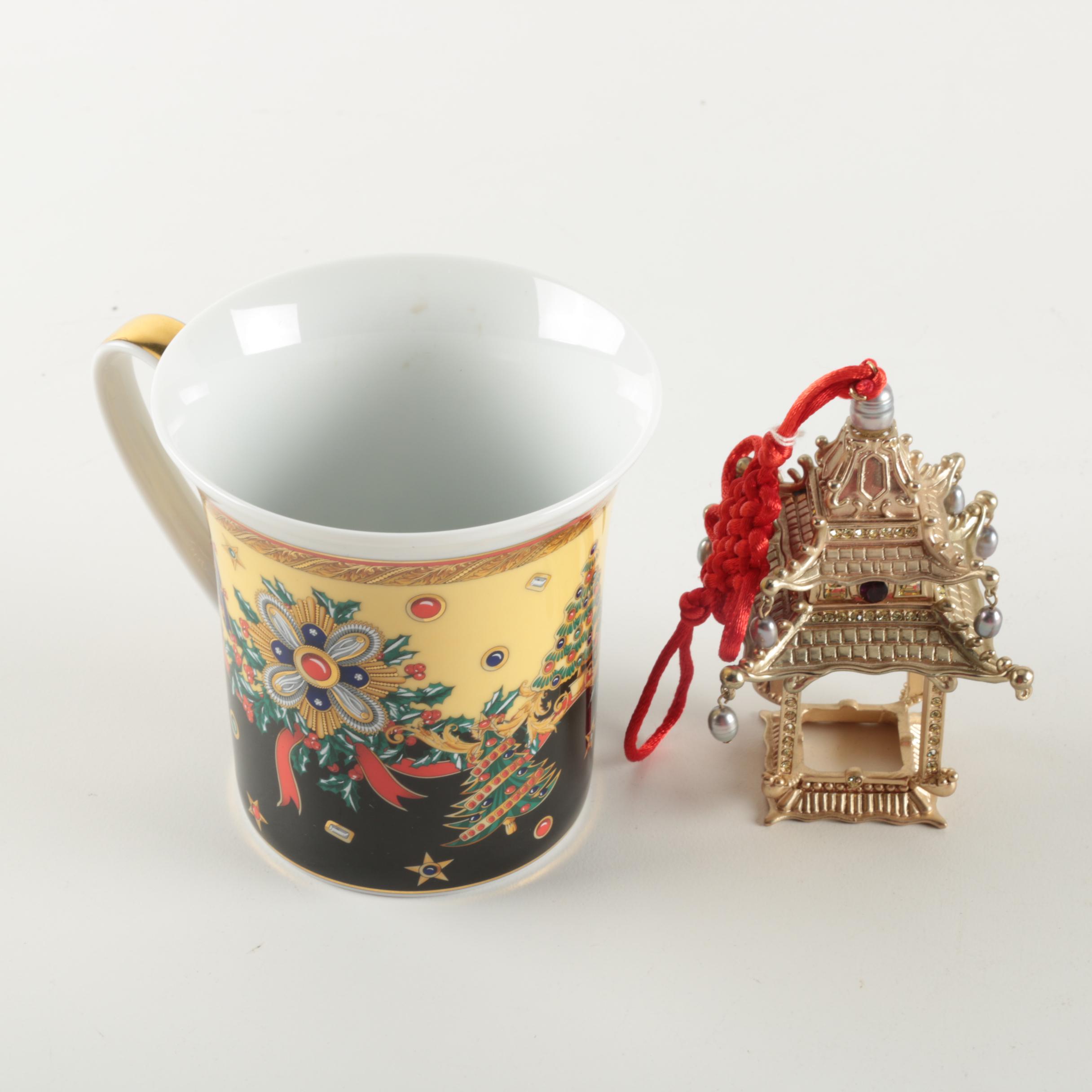 Rosenthal Versace "Sparkling Christmas 2013" Mug