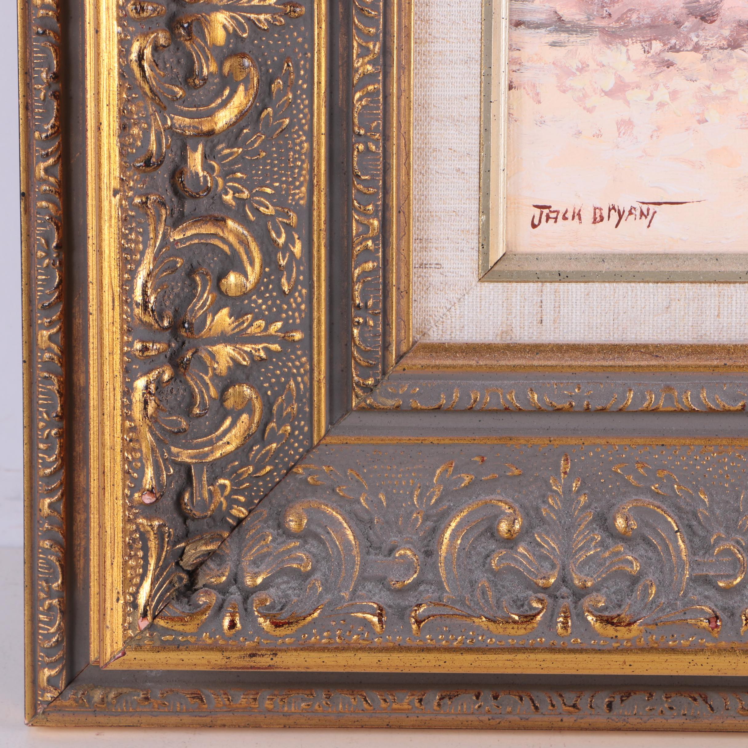 Jack Bryant Oil Painting on Canvas "Not Tonight Charlie"