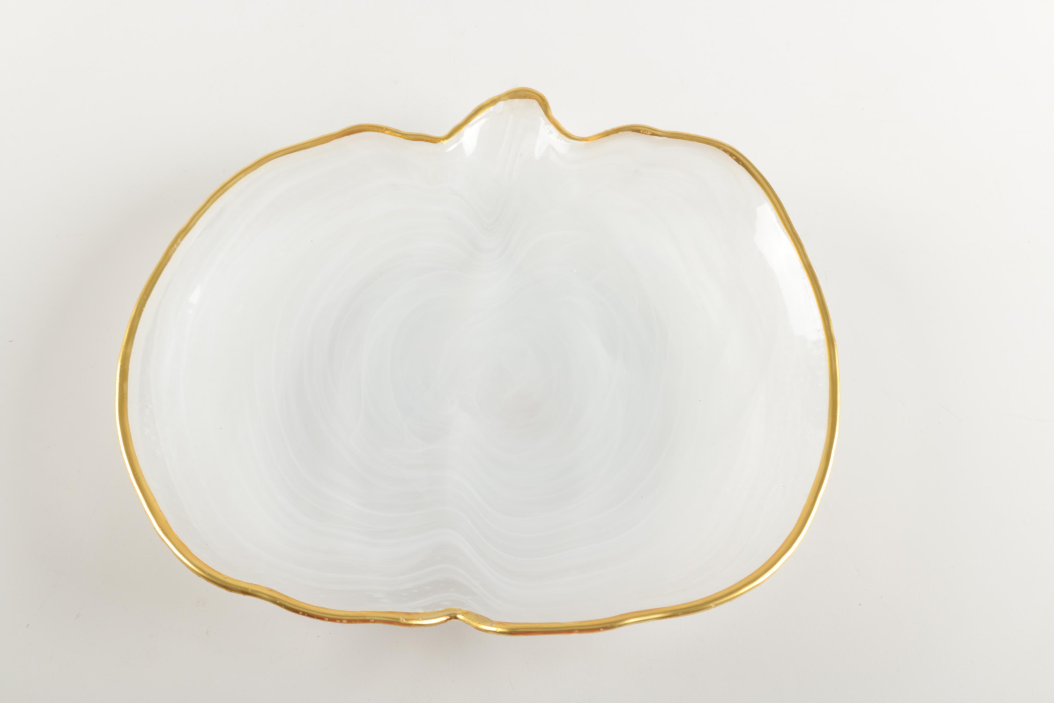 Vietri White Pumpkin Dishes