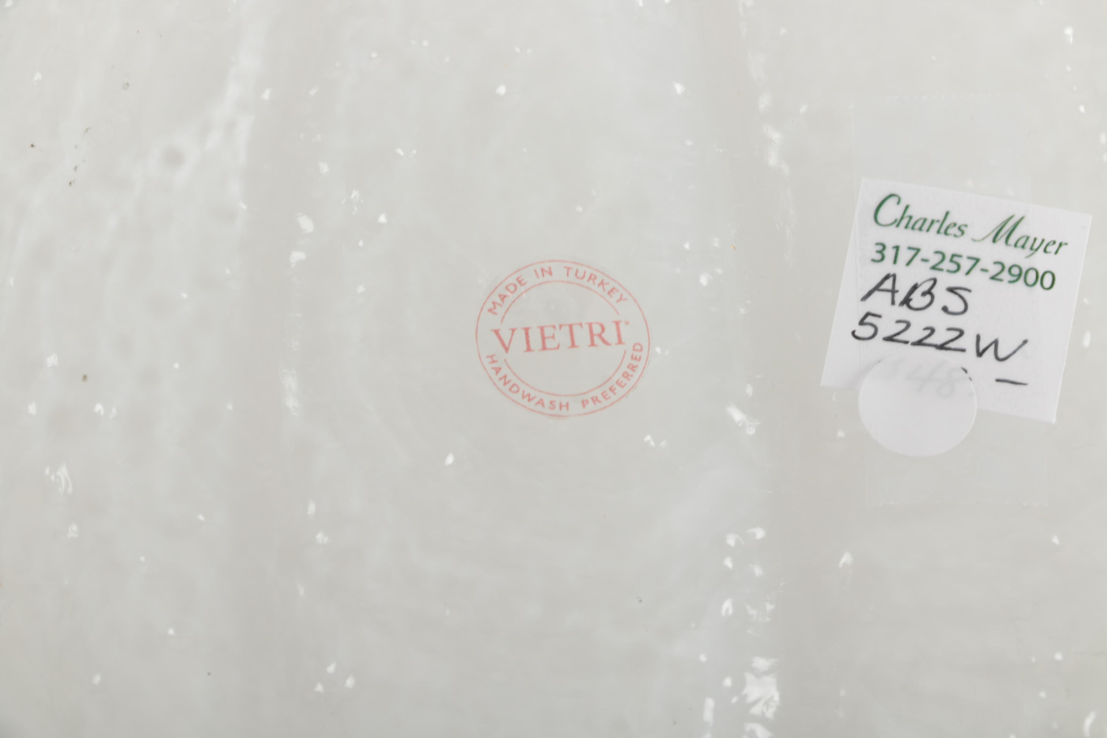 Vietri White Pumpkin Dishes