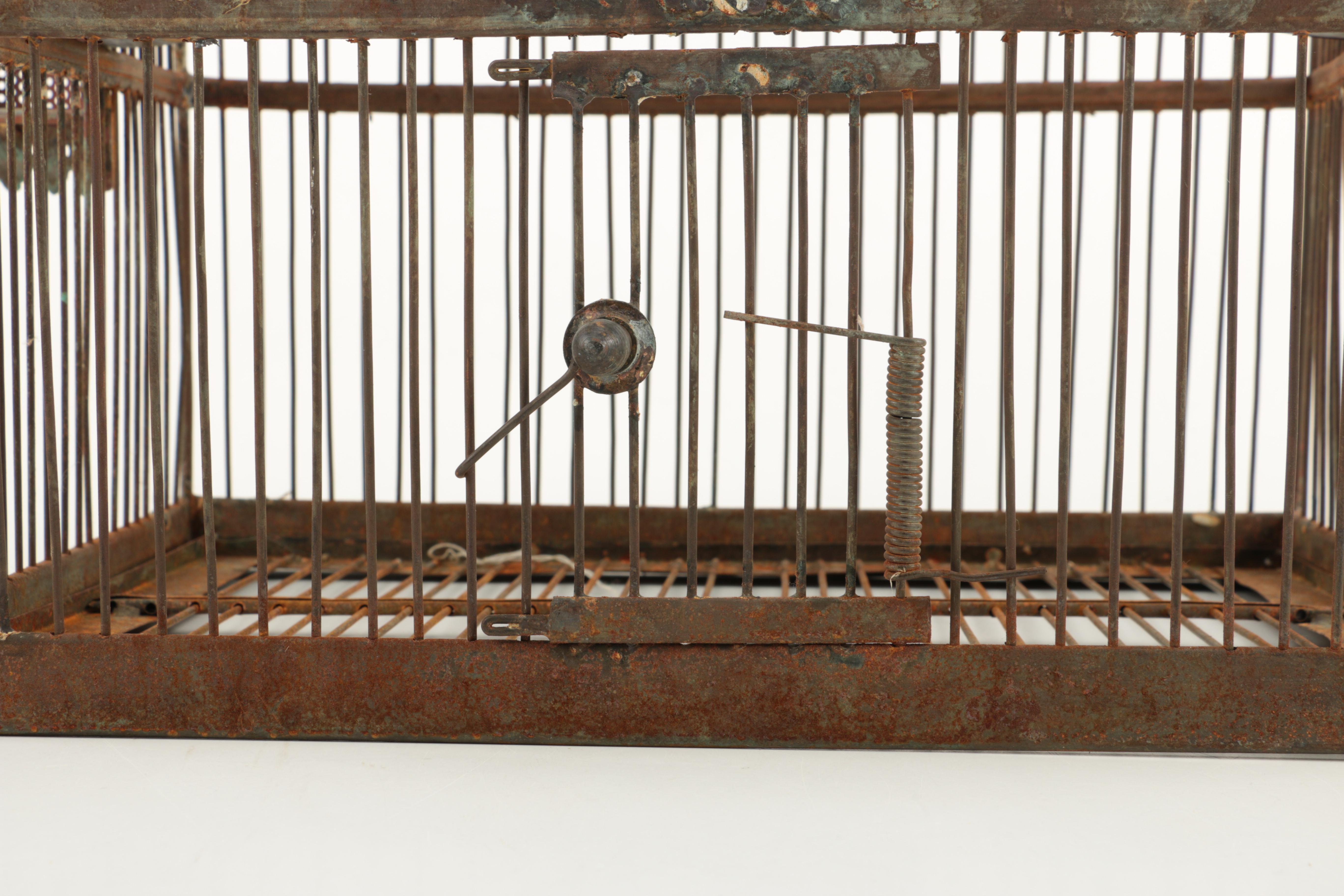 Vintage Metal Wire Birdcage