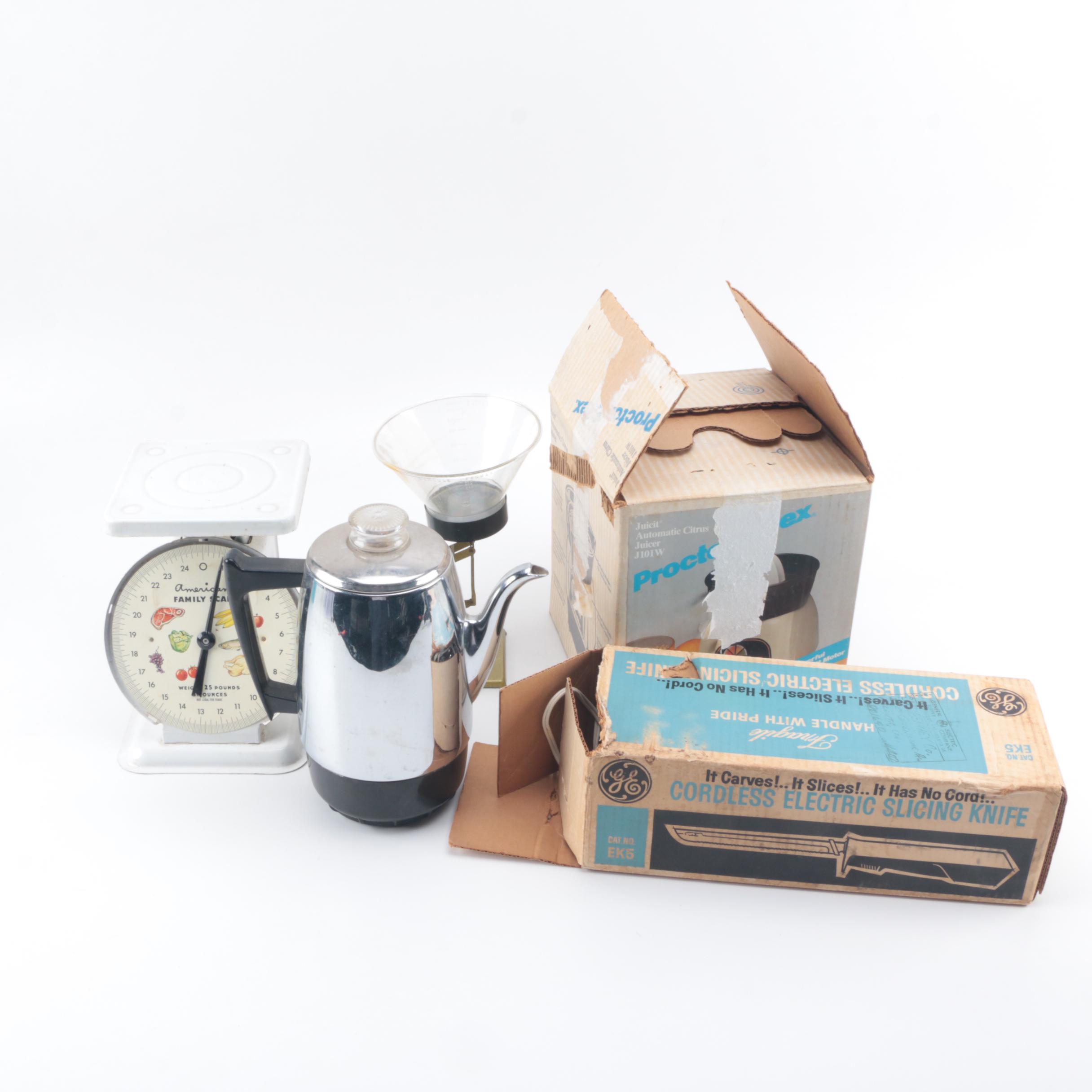 Kitchenware Including American Family Scale