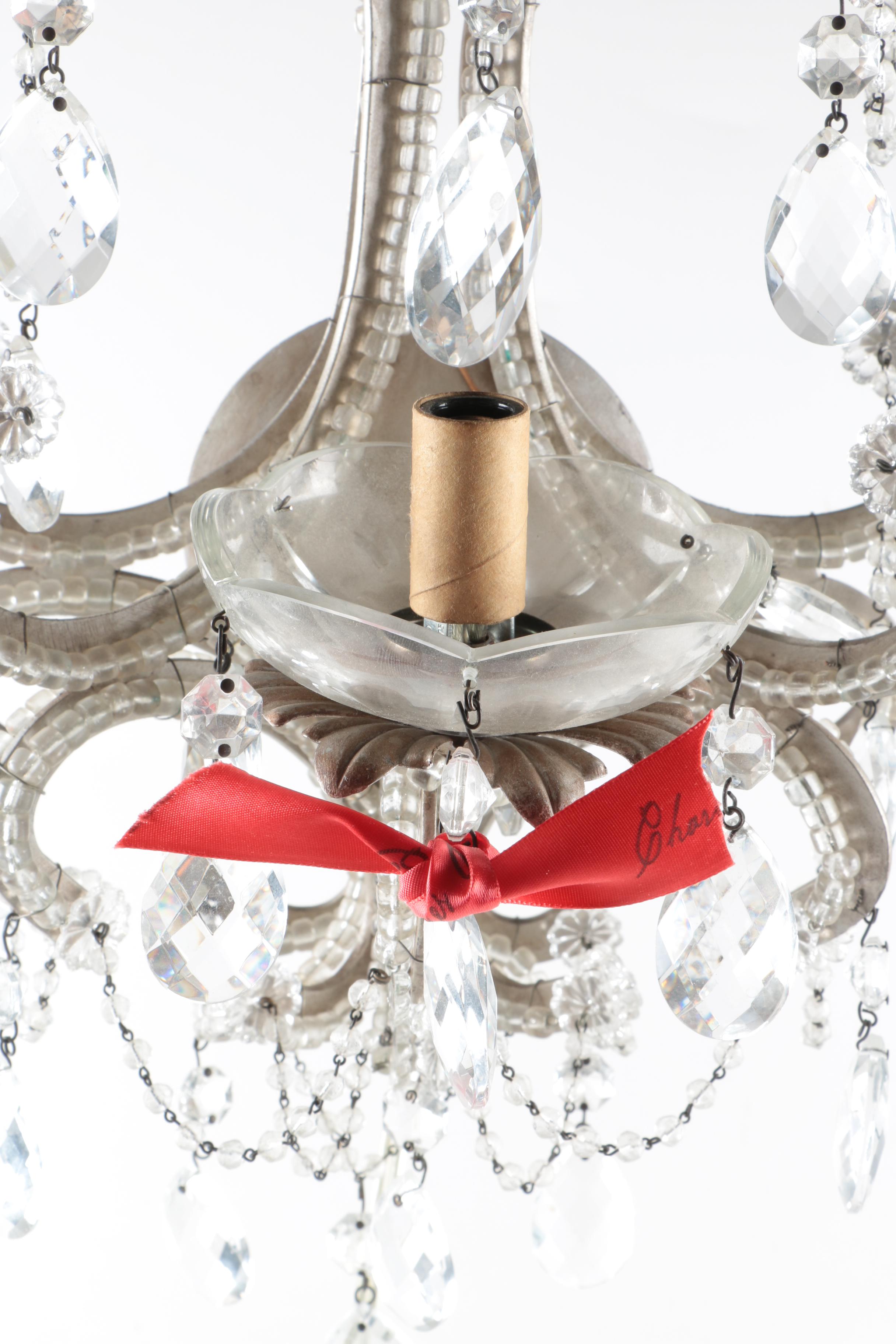 Glass Venetian Style Chandelier