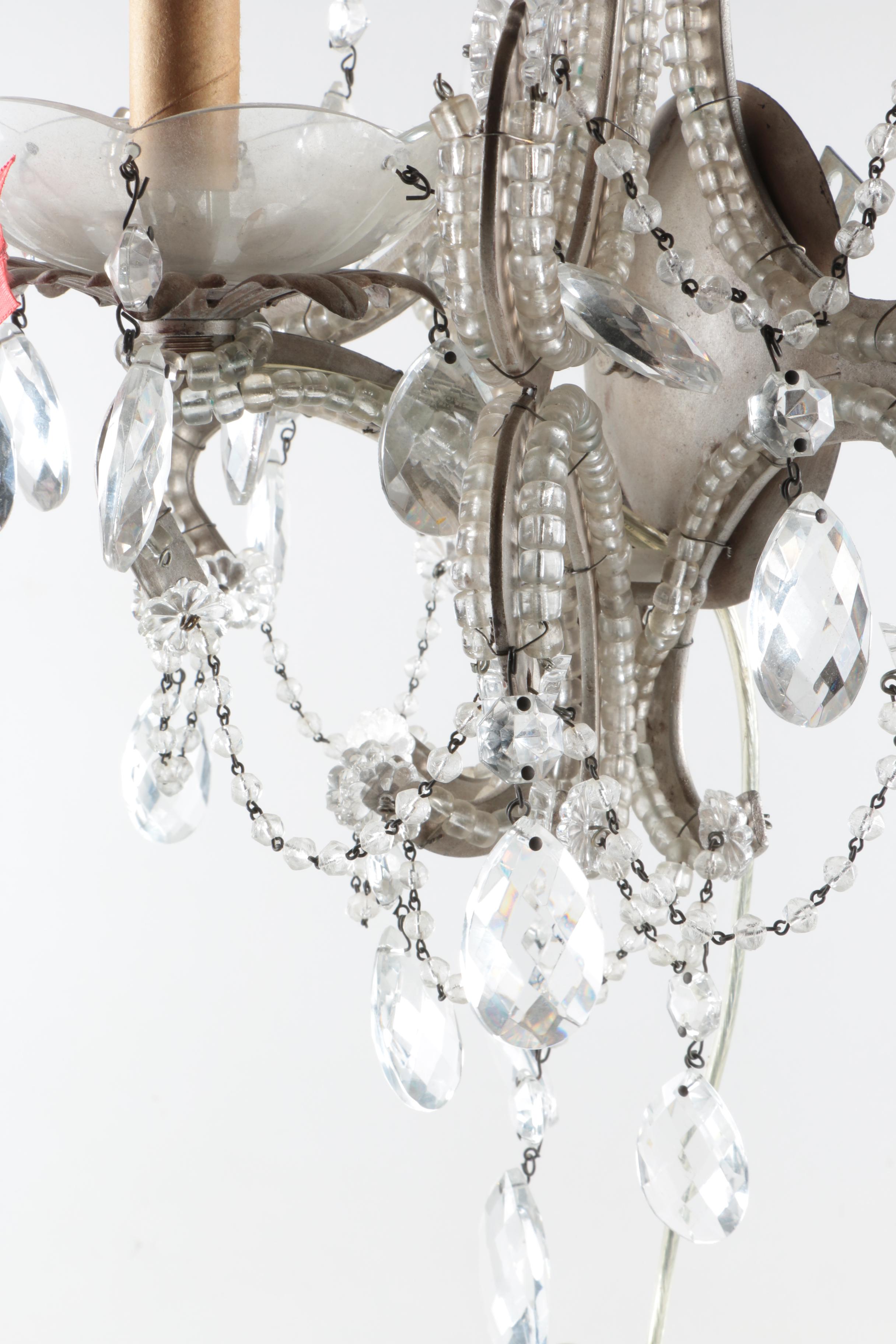 Glass Venetian Style Chandelier