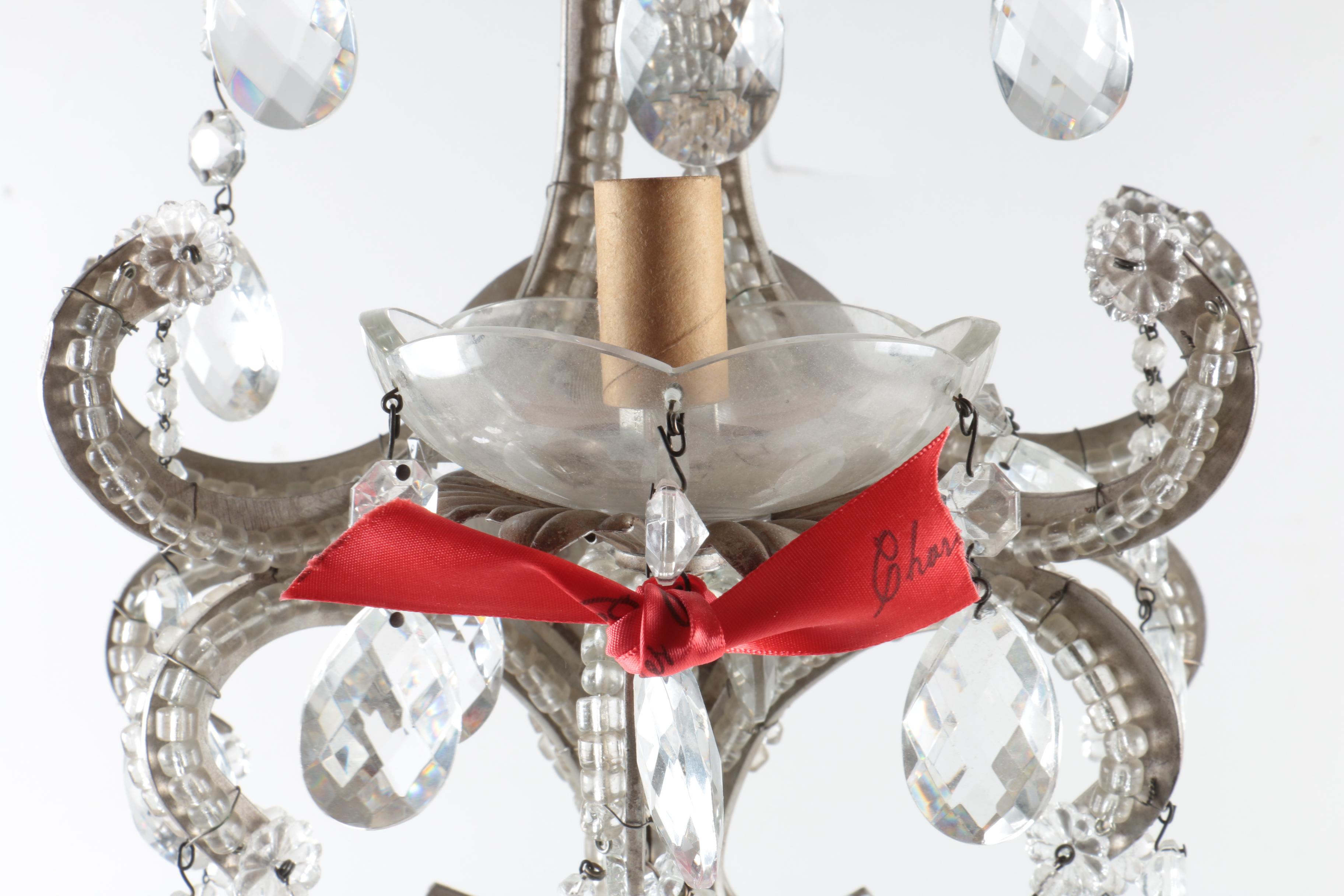 Glass Venetian Style Chandelier