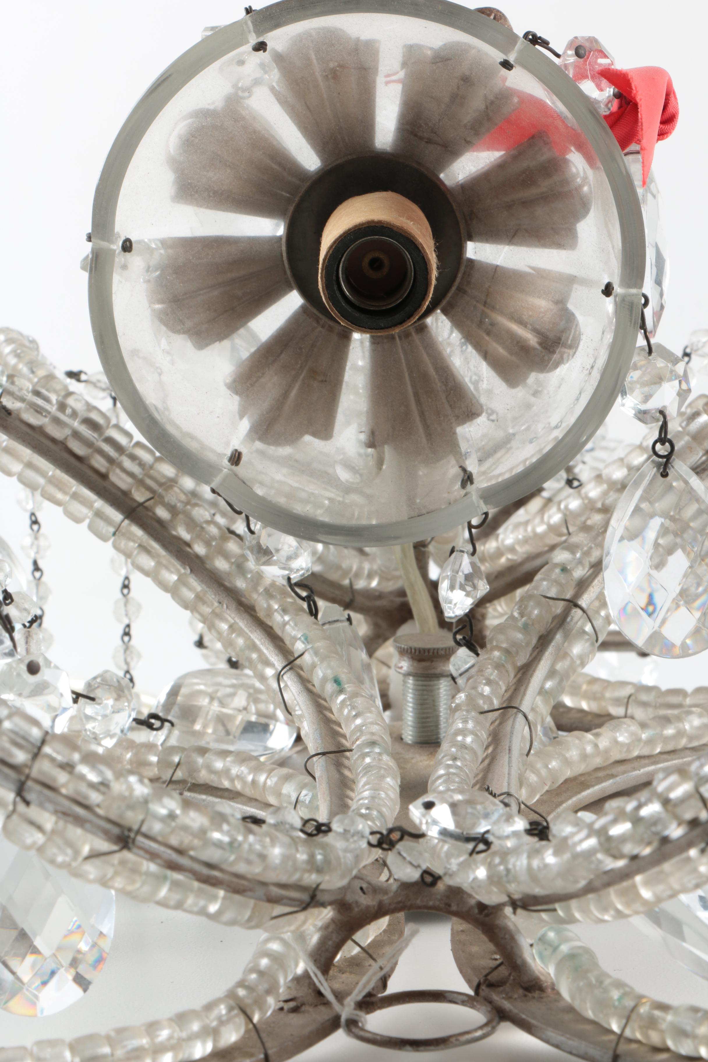 Glass Venetian Style Chandelier