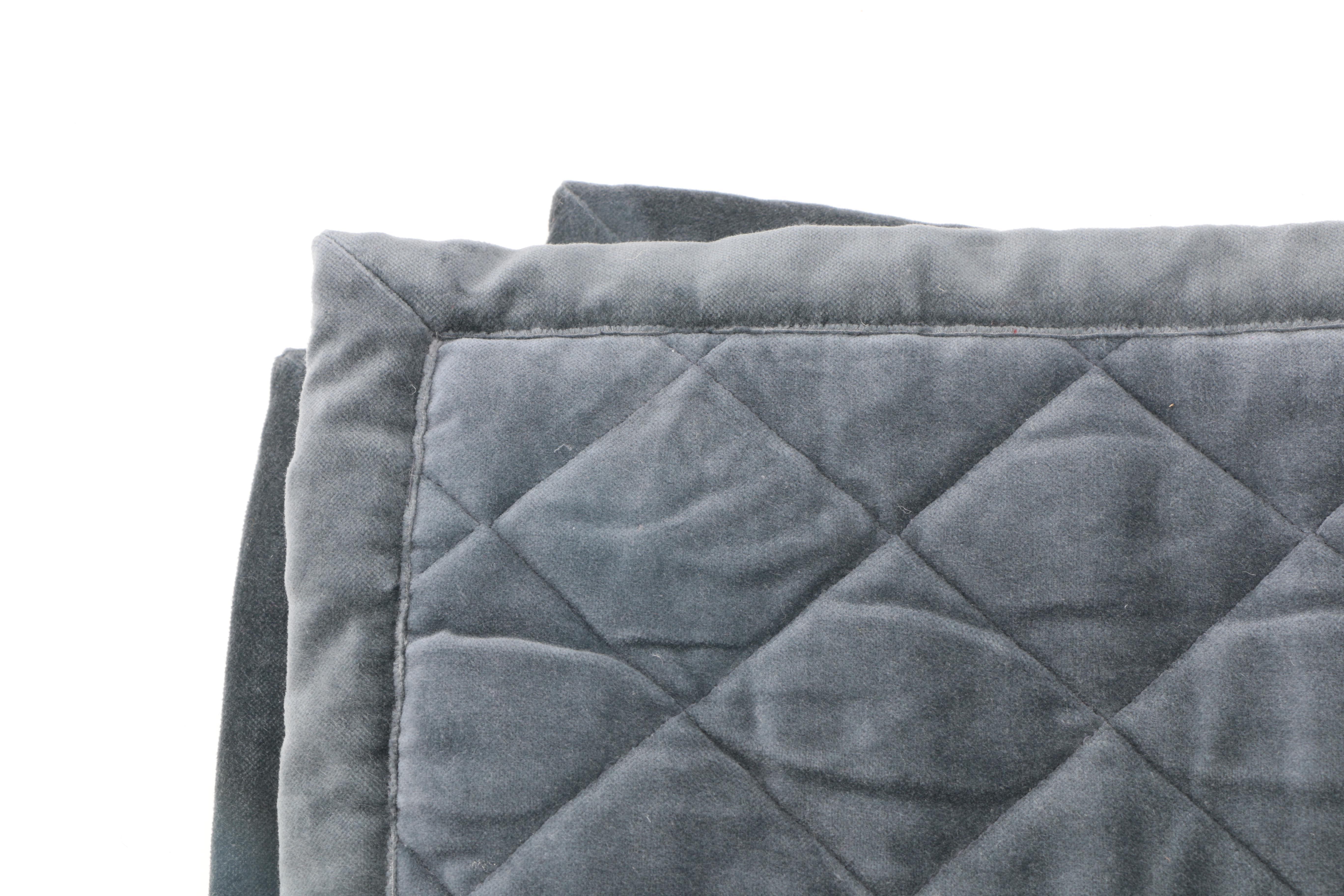 Set of Ann Gish Quilted Velvet Placemats