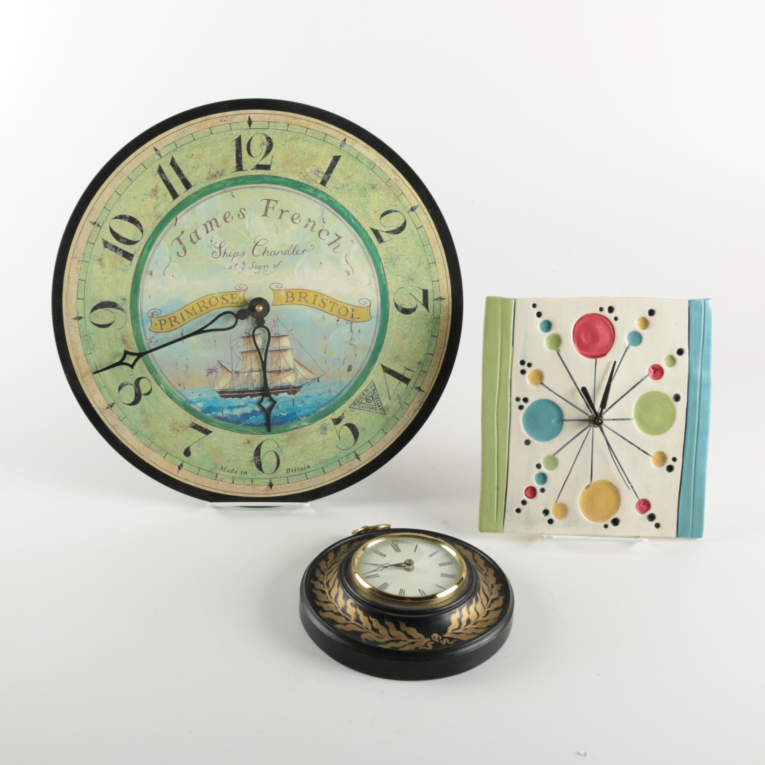 Contemporary Wall Clocks featuring Roger Lascelles
