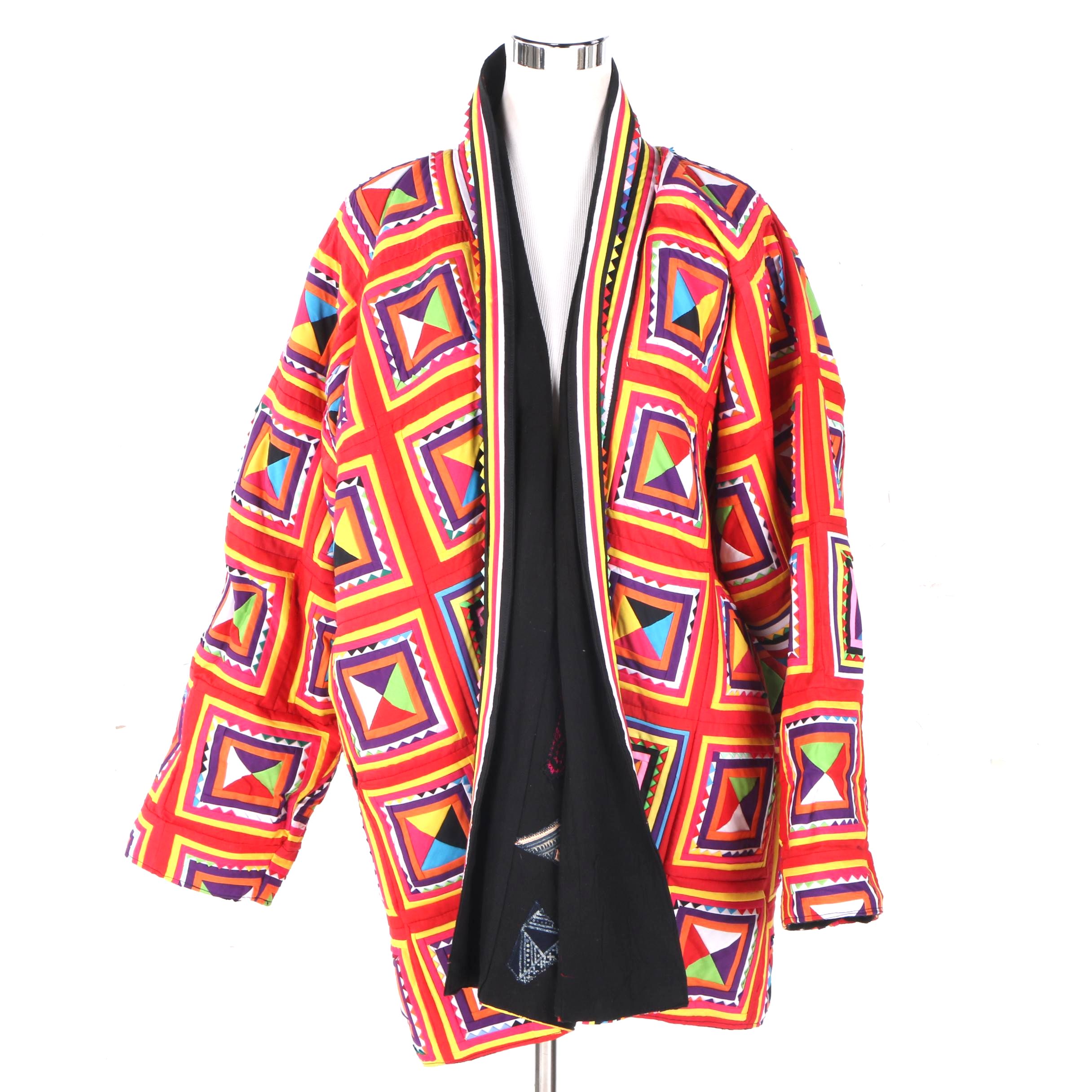 Reversible Quilted and Patchwork Jacket