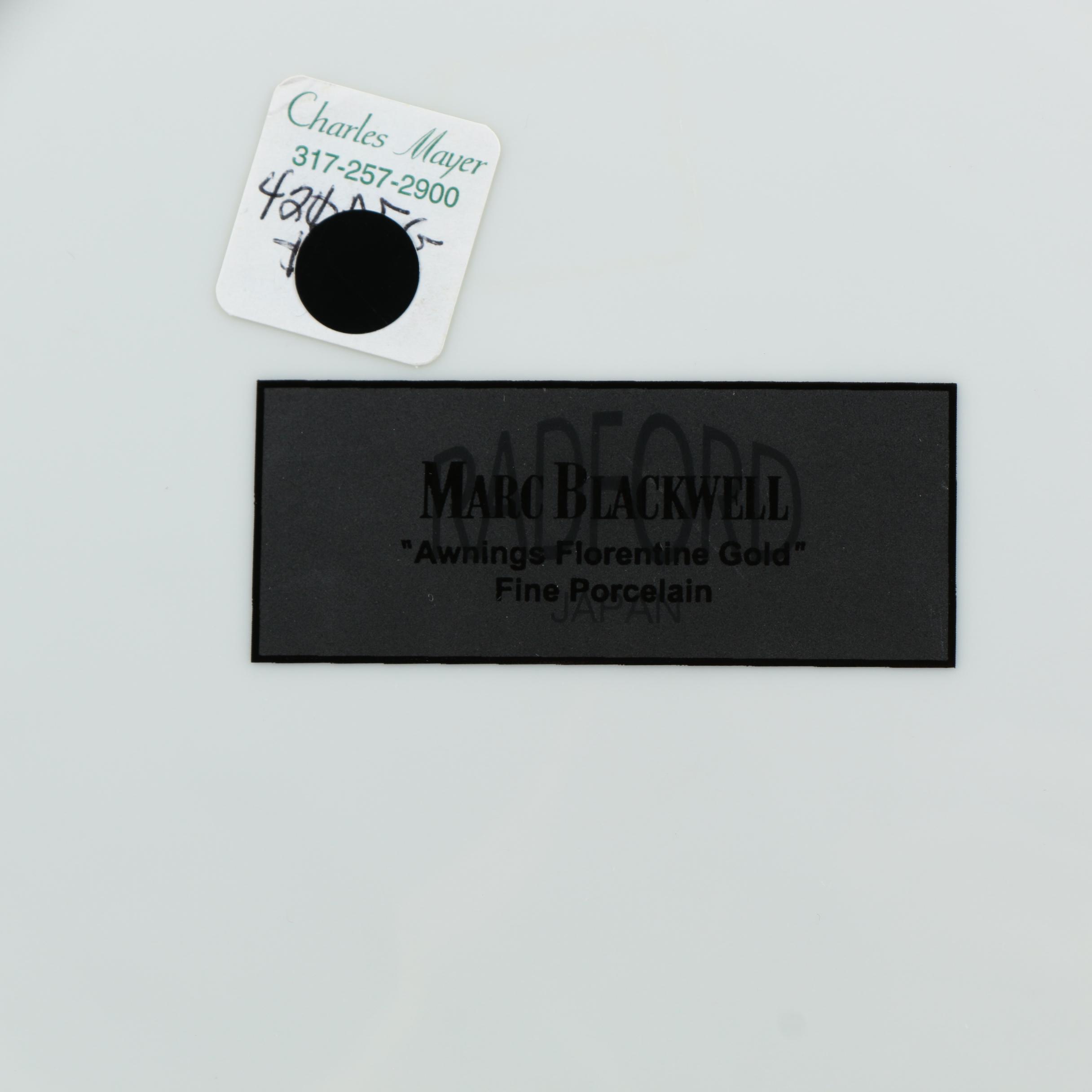 Marc Blackwell New York China Plates