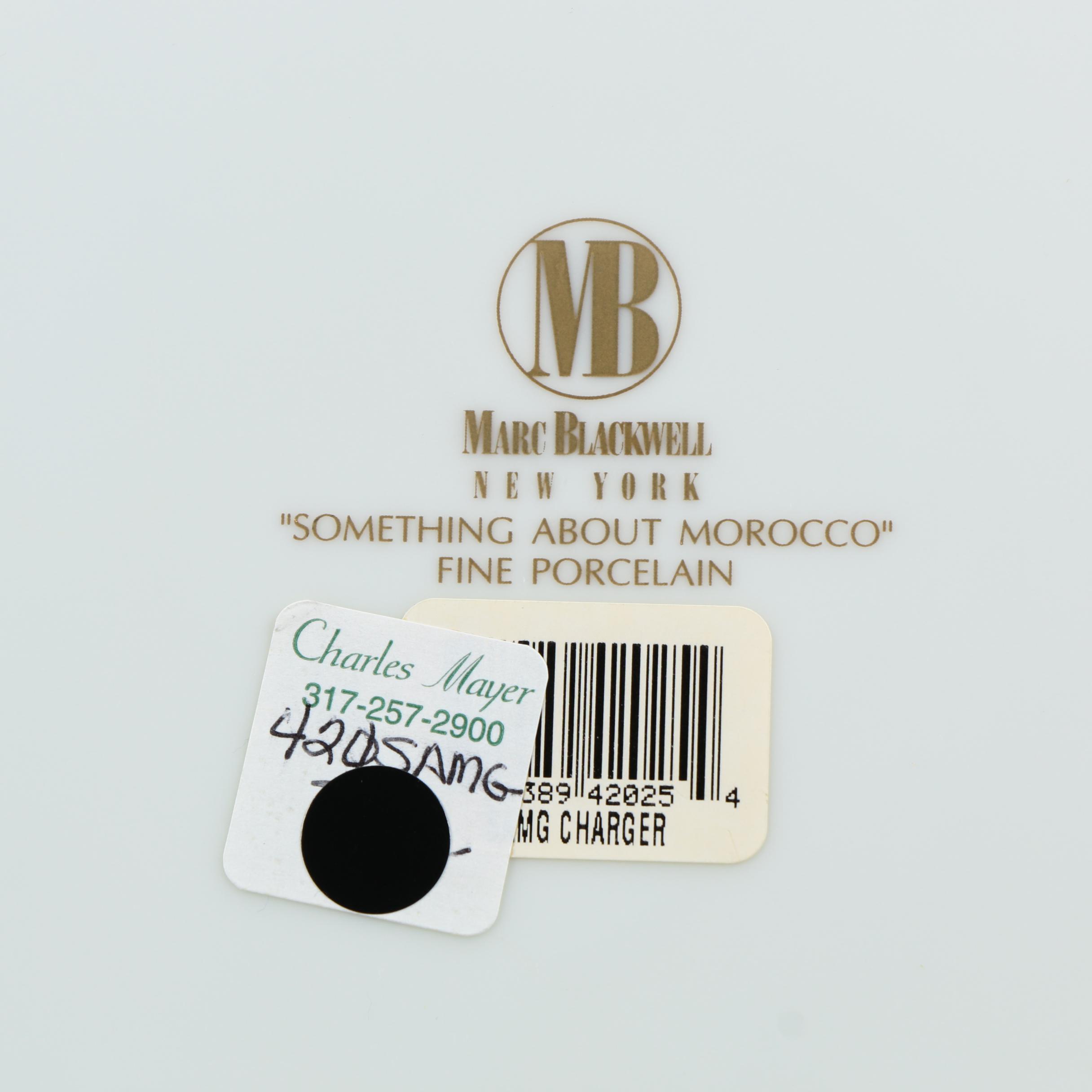 Marc Blackwell New York China Plates