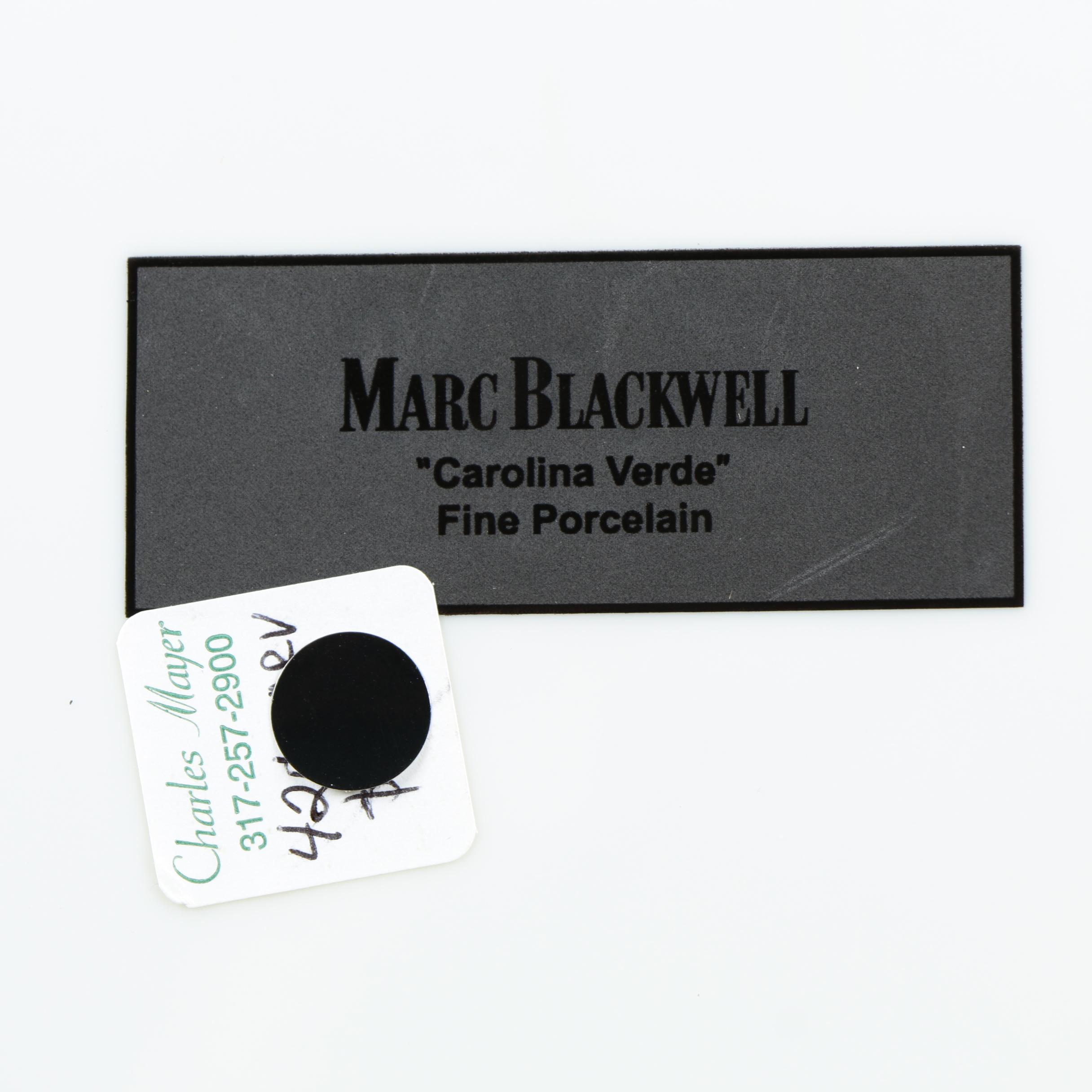 Marc Blackwell New York China Plates