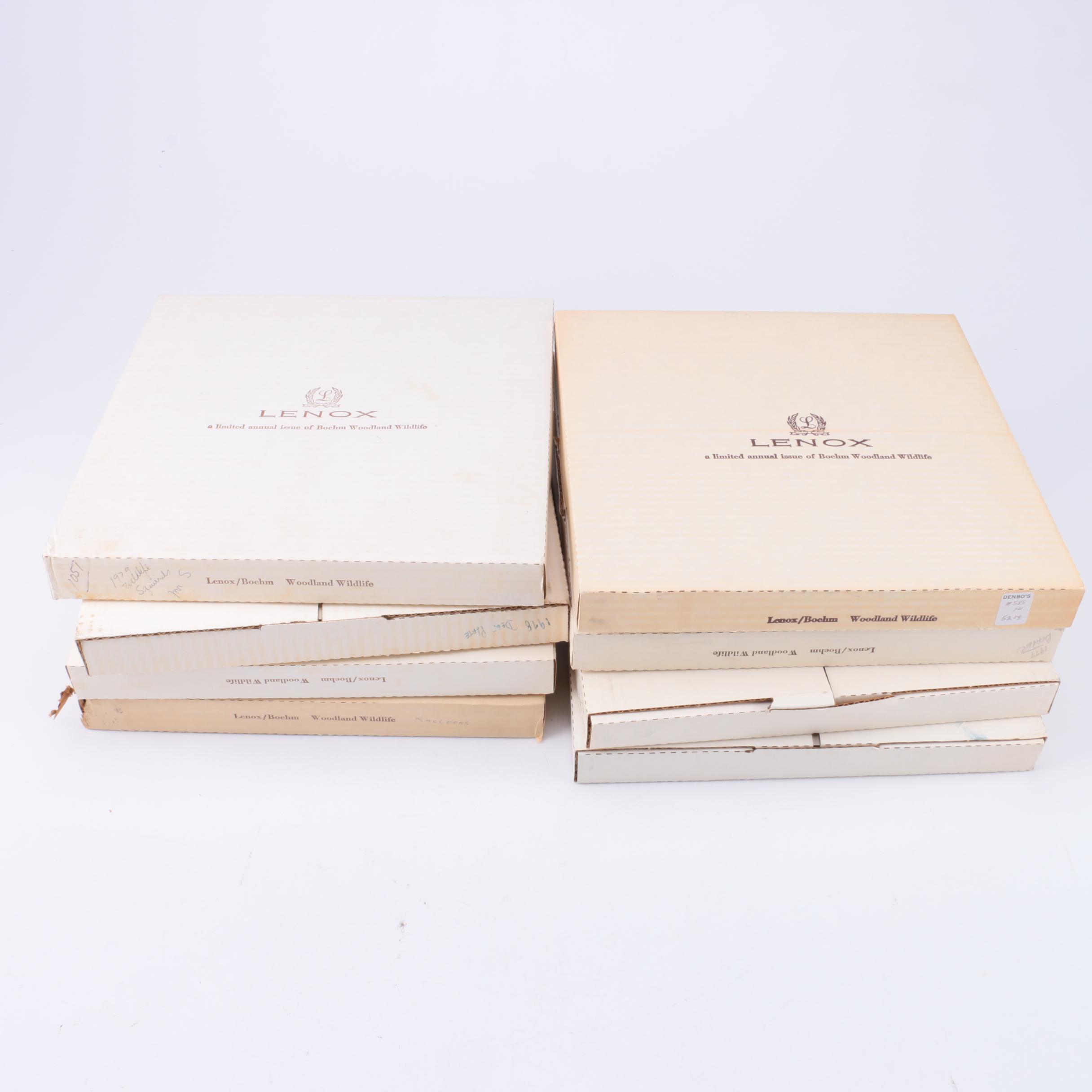 Lenox "Boehm Woodland Wildlife" Decorative Plates