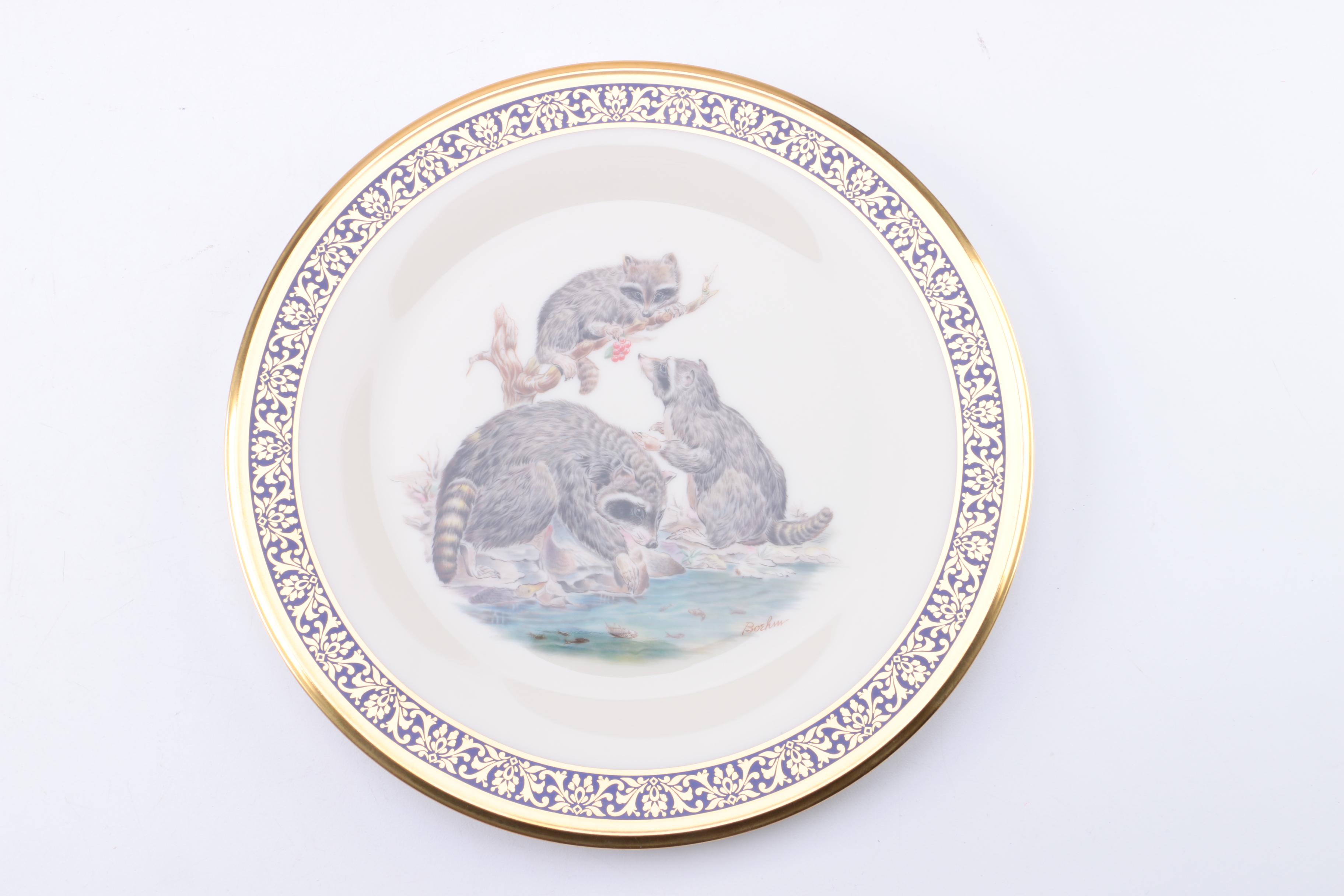 Lenox "Boehm Woodland Wildlife" Decorative Plates