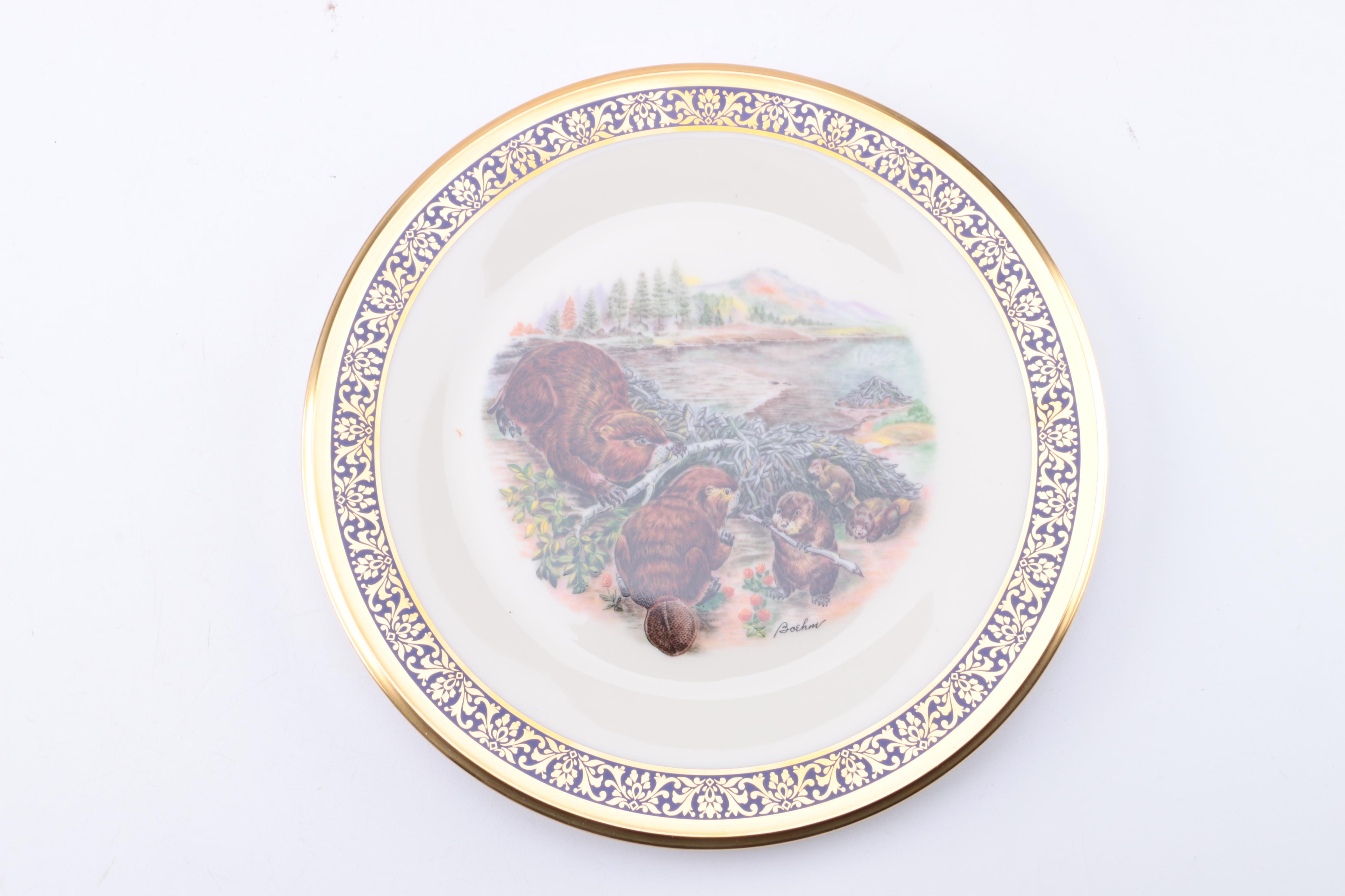 Lenox "Boehm Woodland Wildlife" Decorative Plates