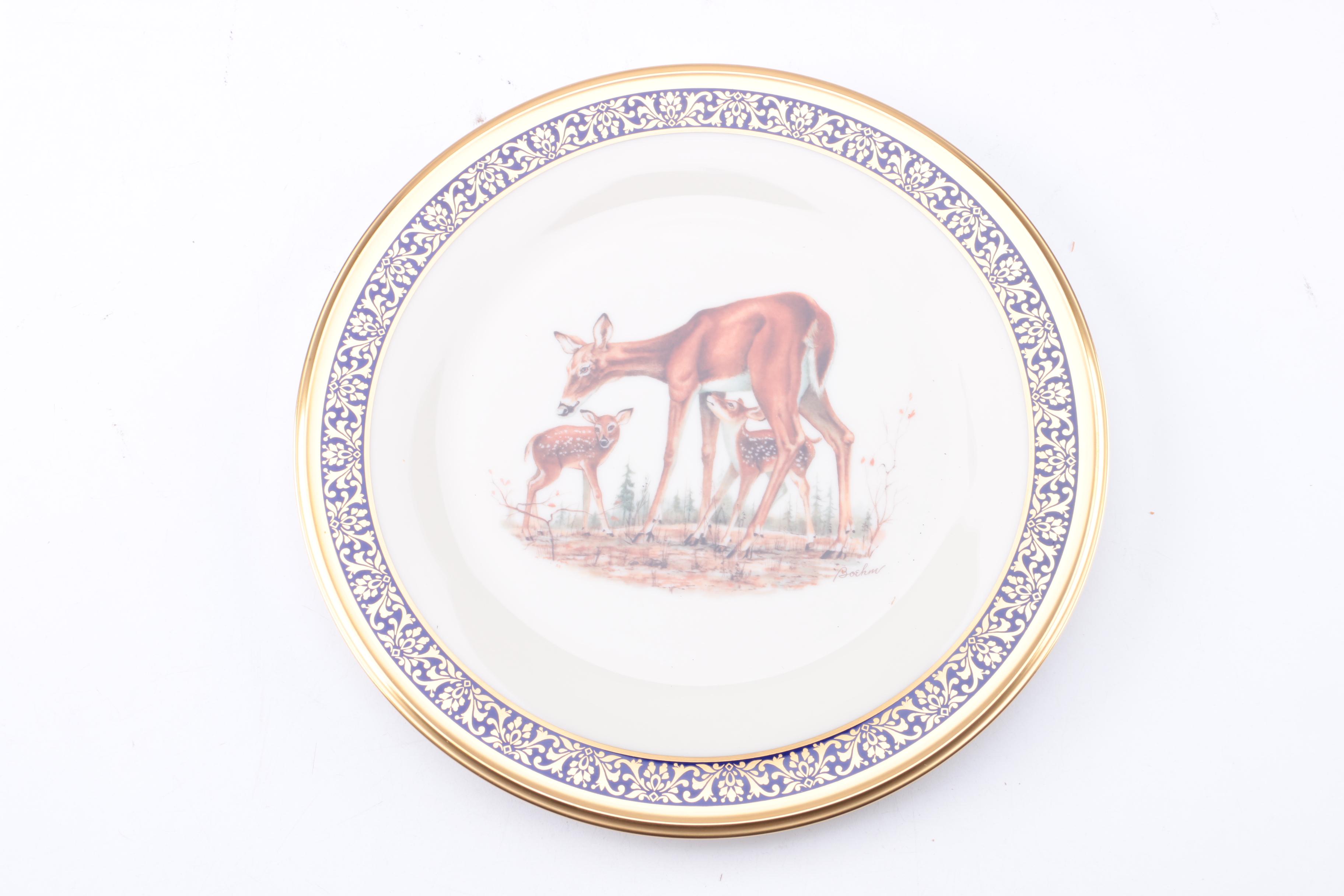 Lenox "Boehm Woodland Wildlife" Decorative Plates