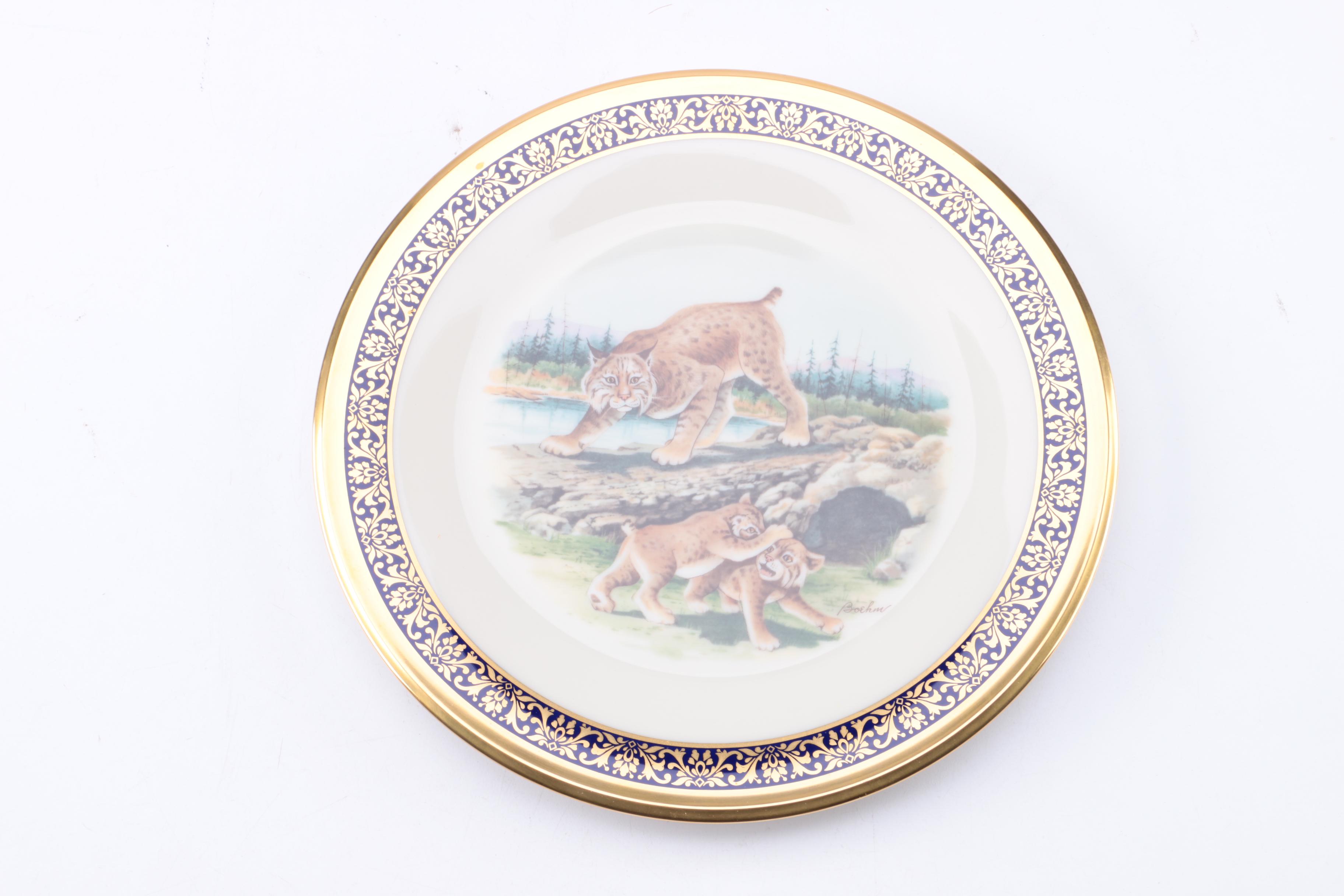 Lenox "Boehm Woodland Wildlife" Decorative Plates