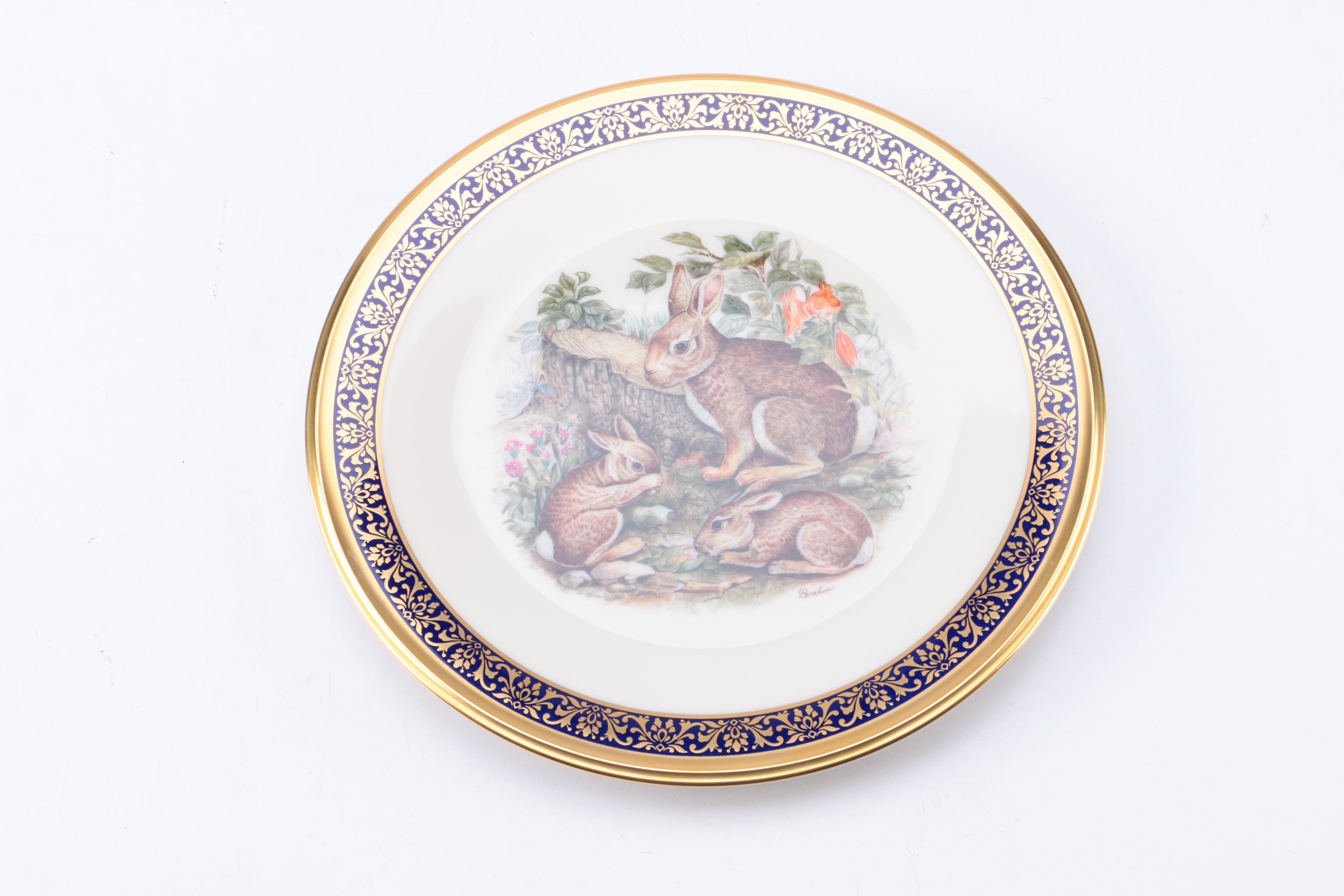 Lenox "Boehm Woodland Wildlife" Decorative Plates
