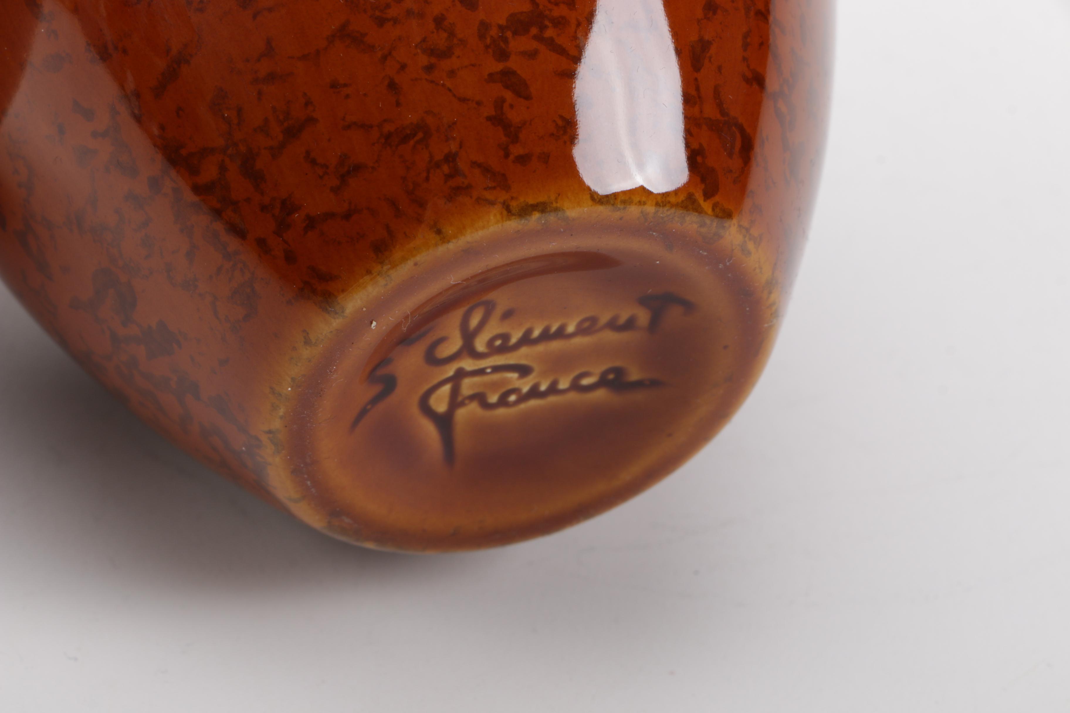 French Red Ceramic Lampe Berger Perfumed Oil Burners