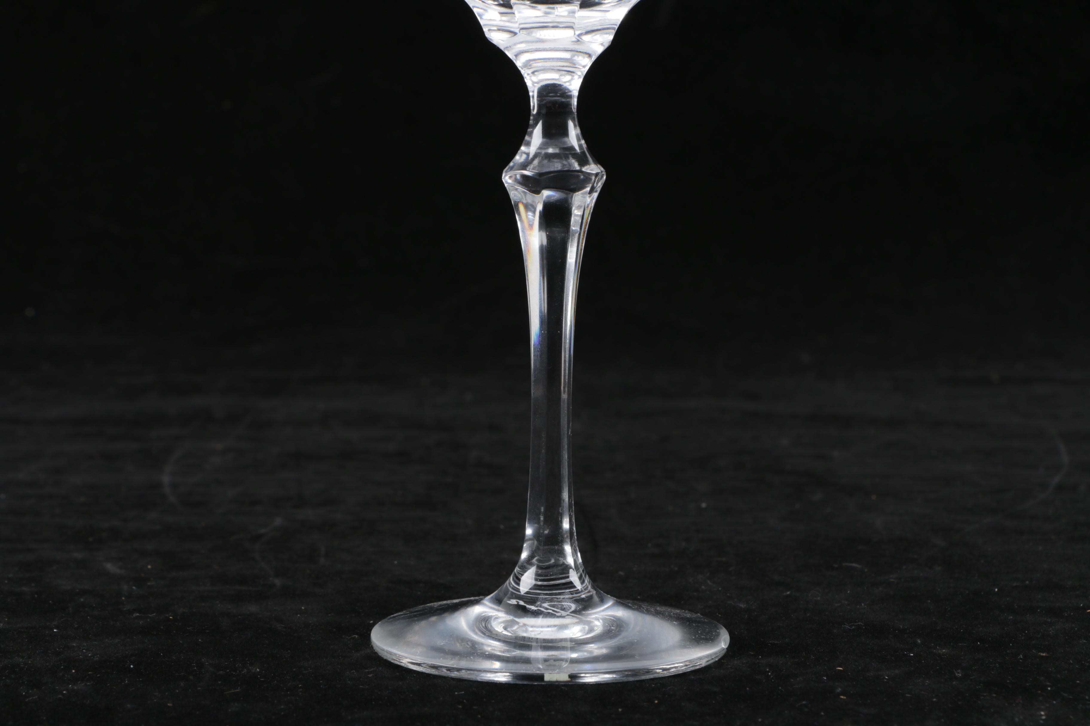 Juliska Stainless Tray With Wine Glasses