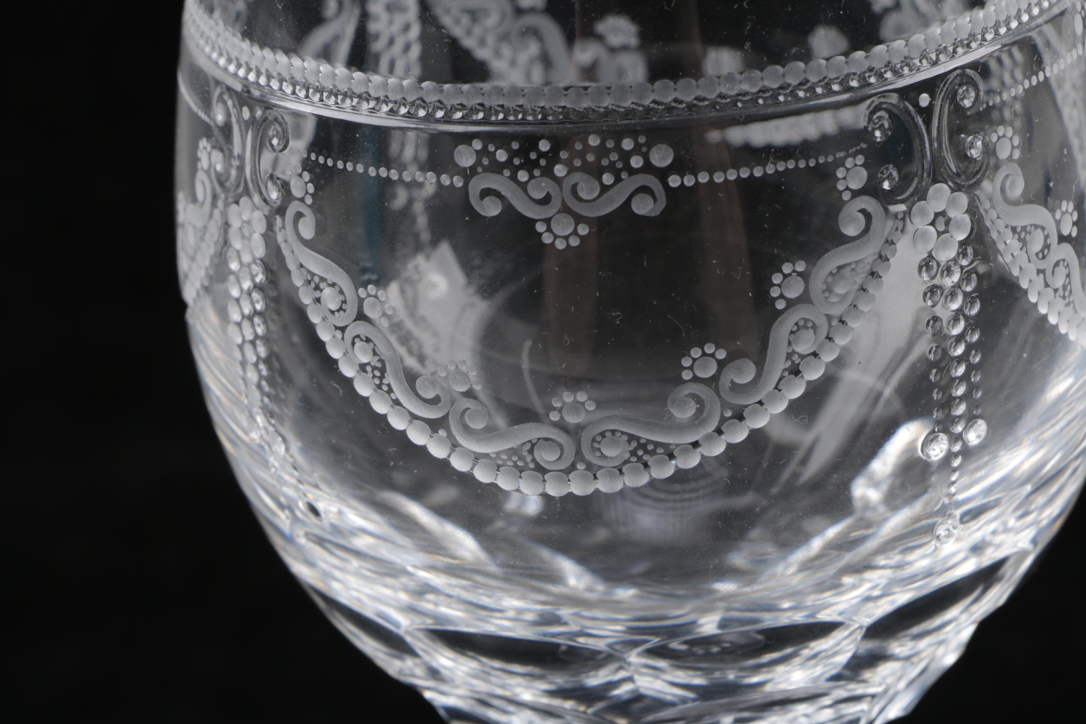 Juliska Stainless Tray With Wine Glasses