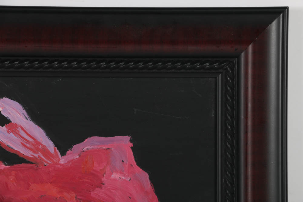 Evelyn Borchard Metzger Oil Painting on Wood Panel