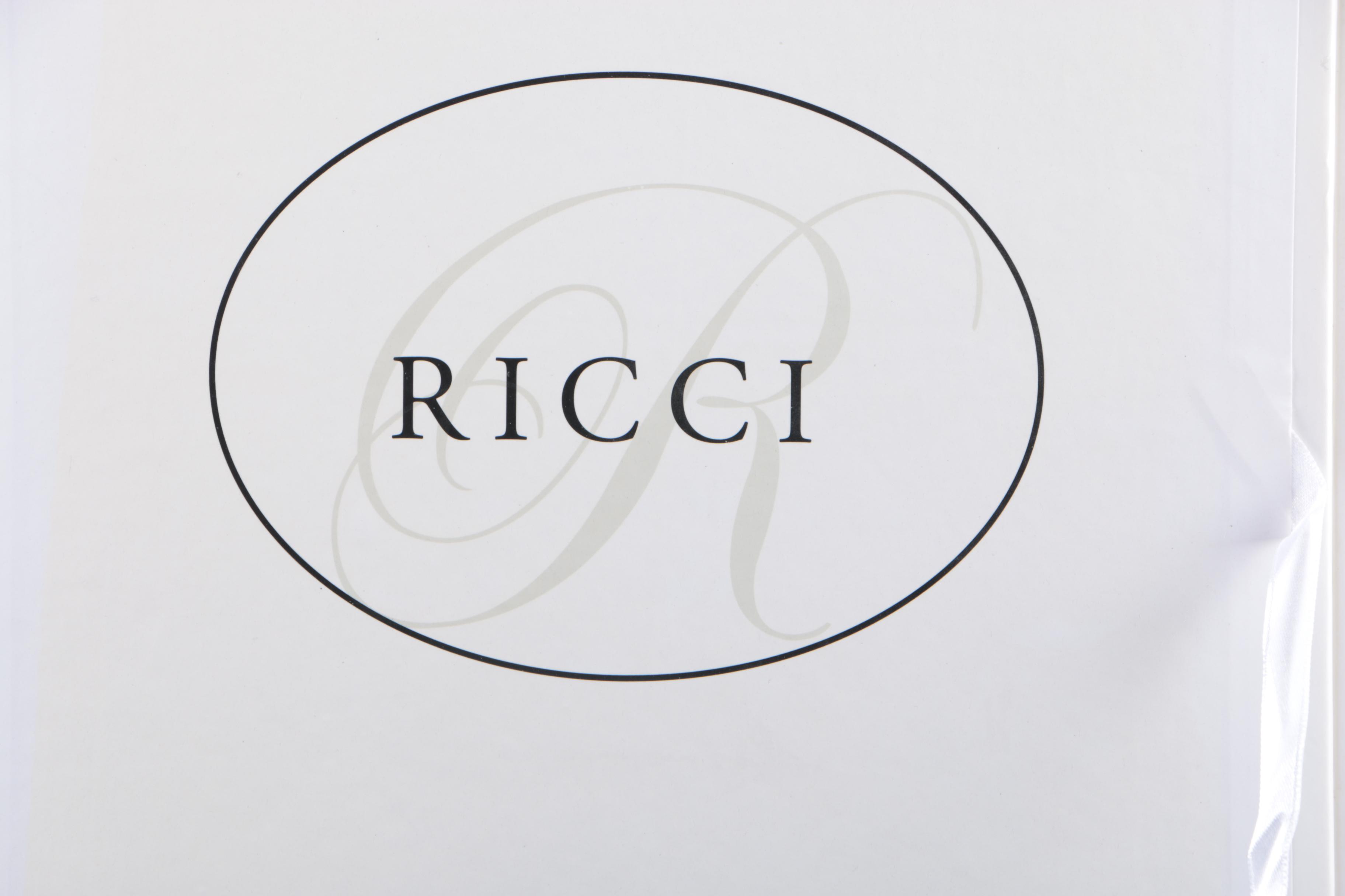 Ricci Gold Tone "Japanese Bird" Stainless Steel Flatware