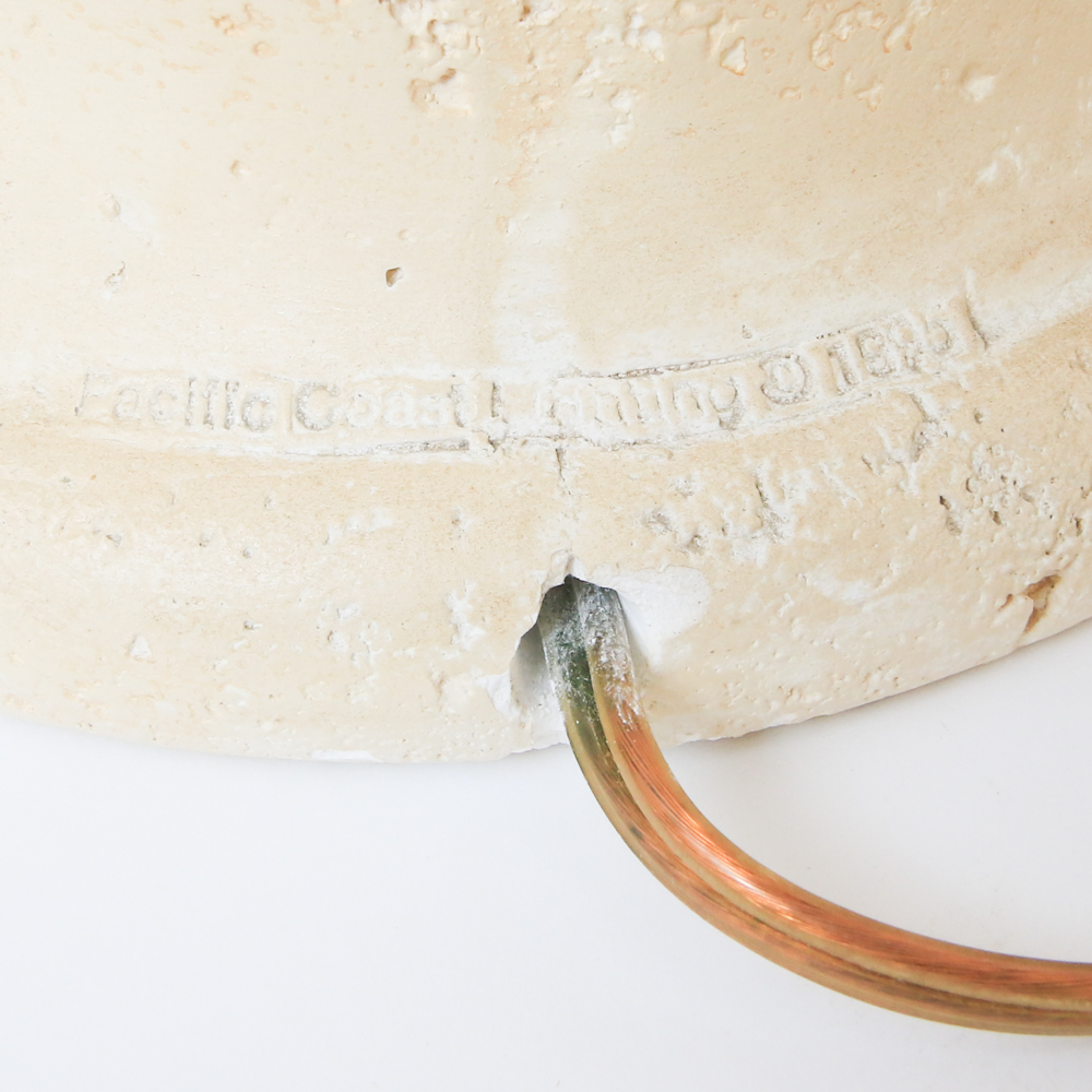 Pair of Ceramic Table Lamps with Rose Motif