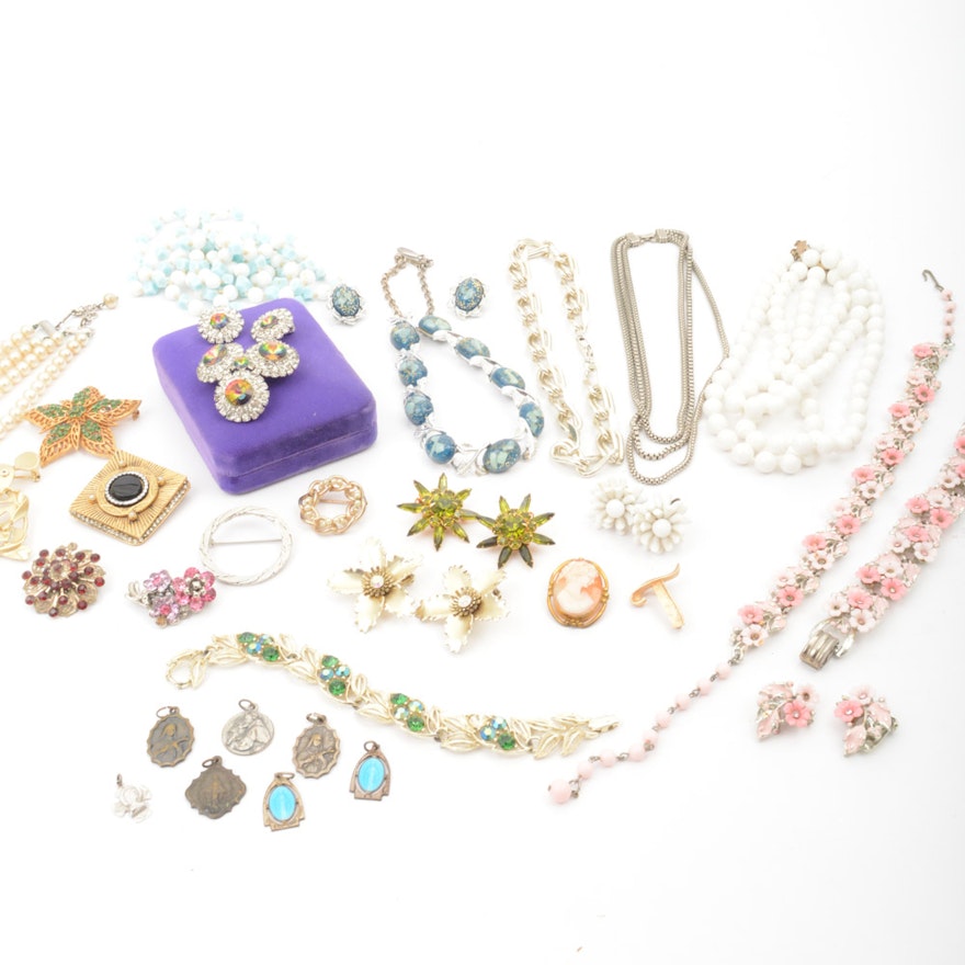 Vintage Costume Jewelry Collection Featuring Coro