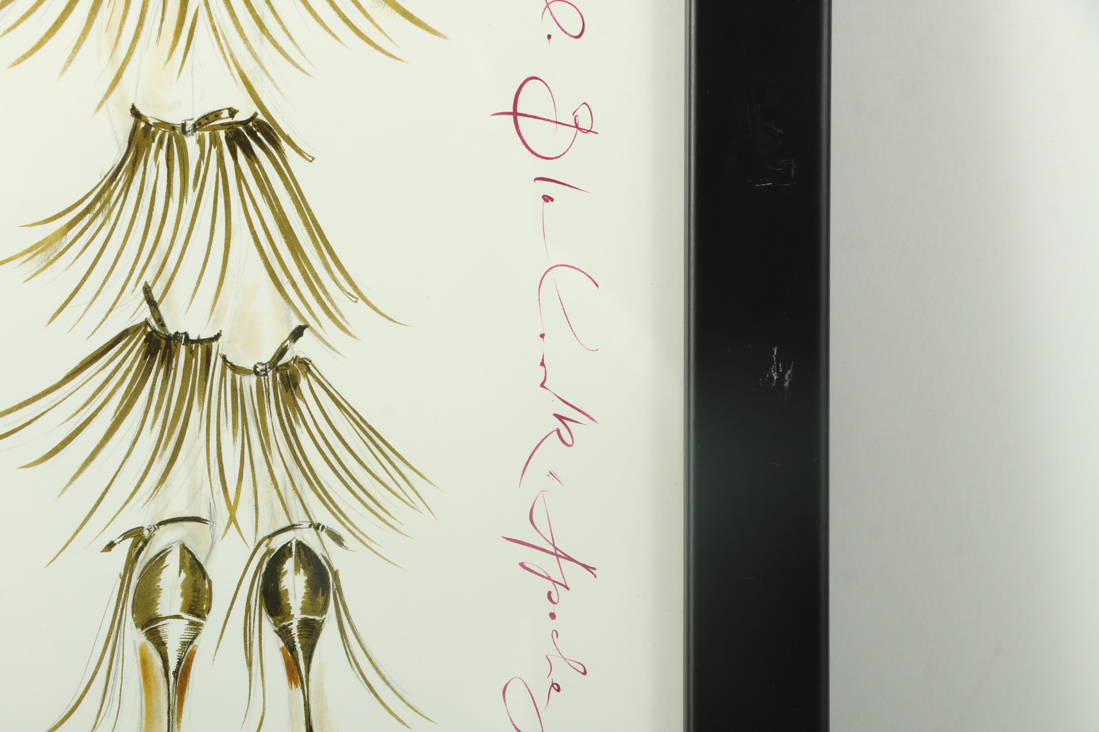 Collection of Offset Lithographs of Manolo Blahnik Shoes