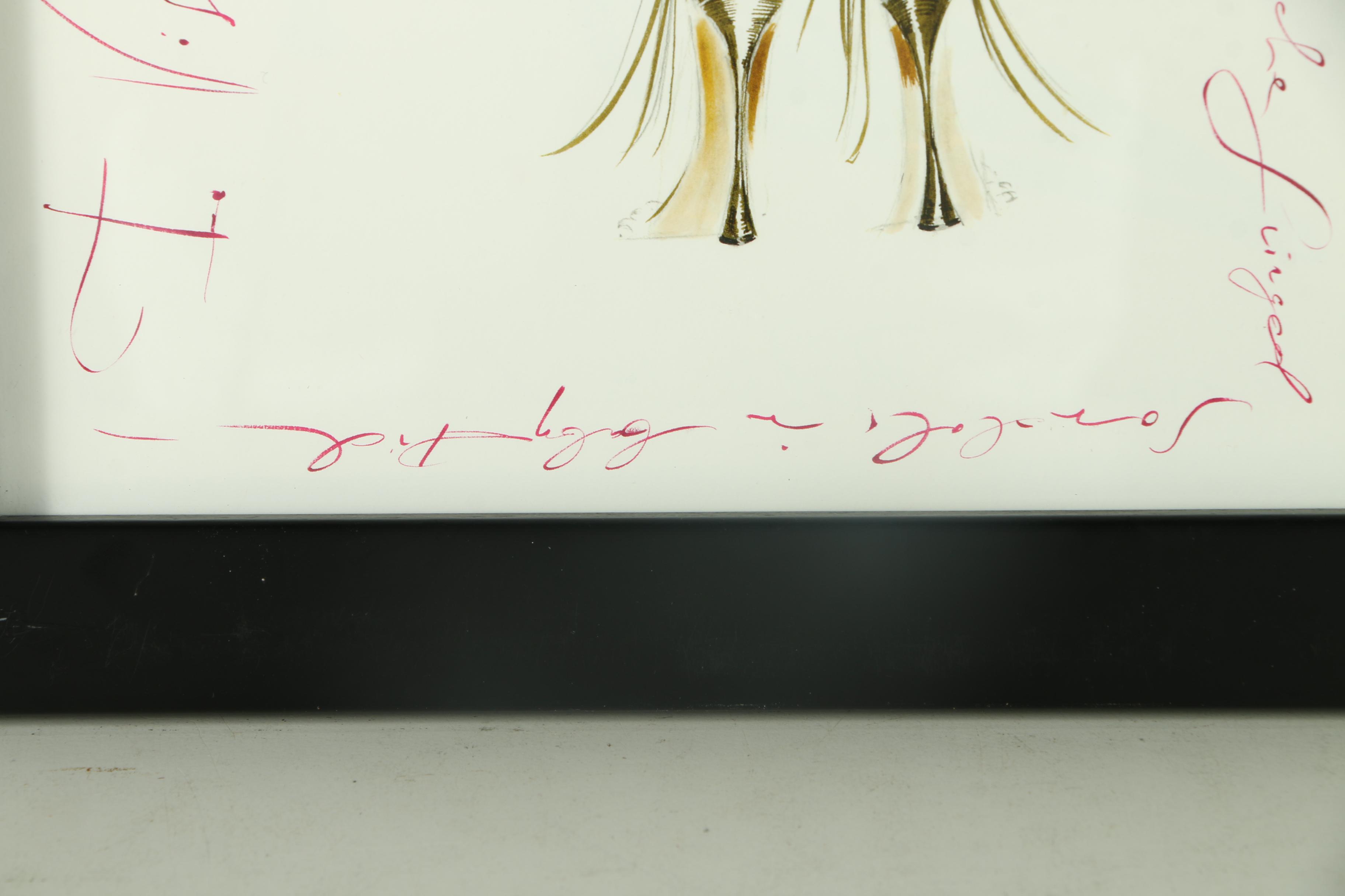 Collection of Offset Lithographs of Manolo Blahnik Shoes