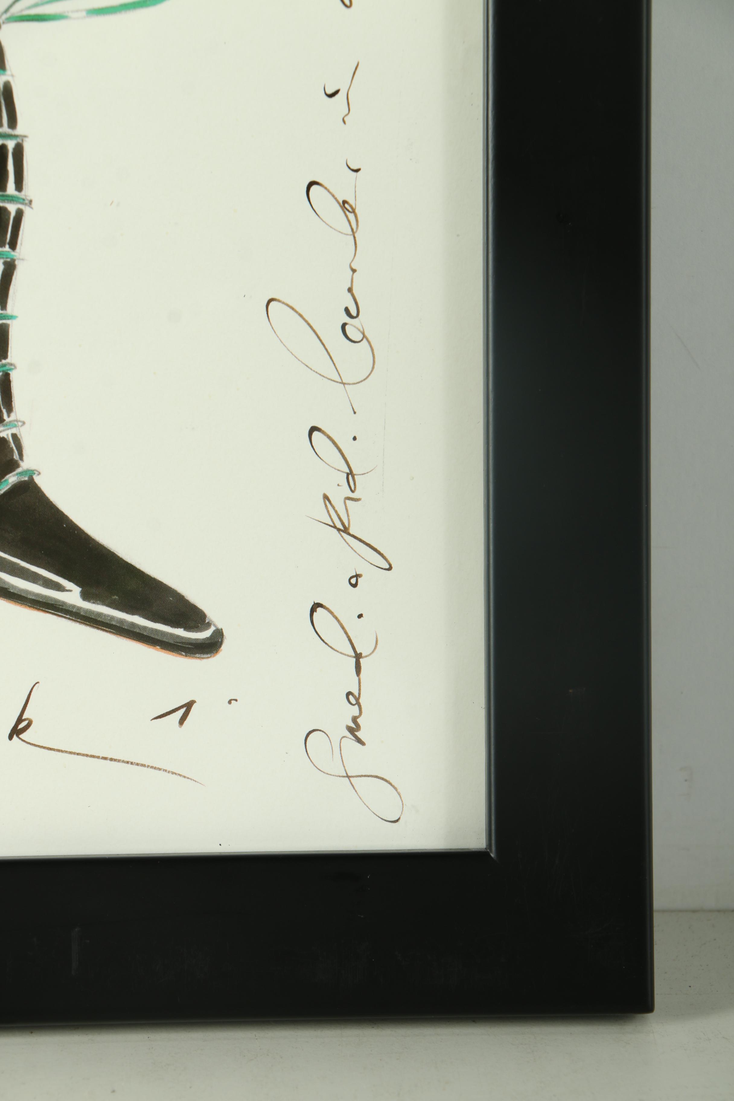 Collection of Offset Lithographs of Manolo Blahnik Shoes