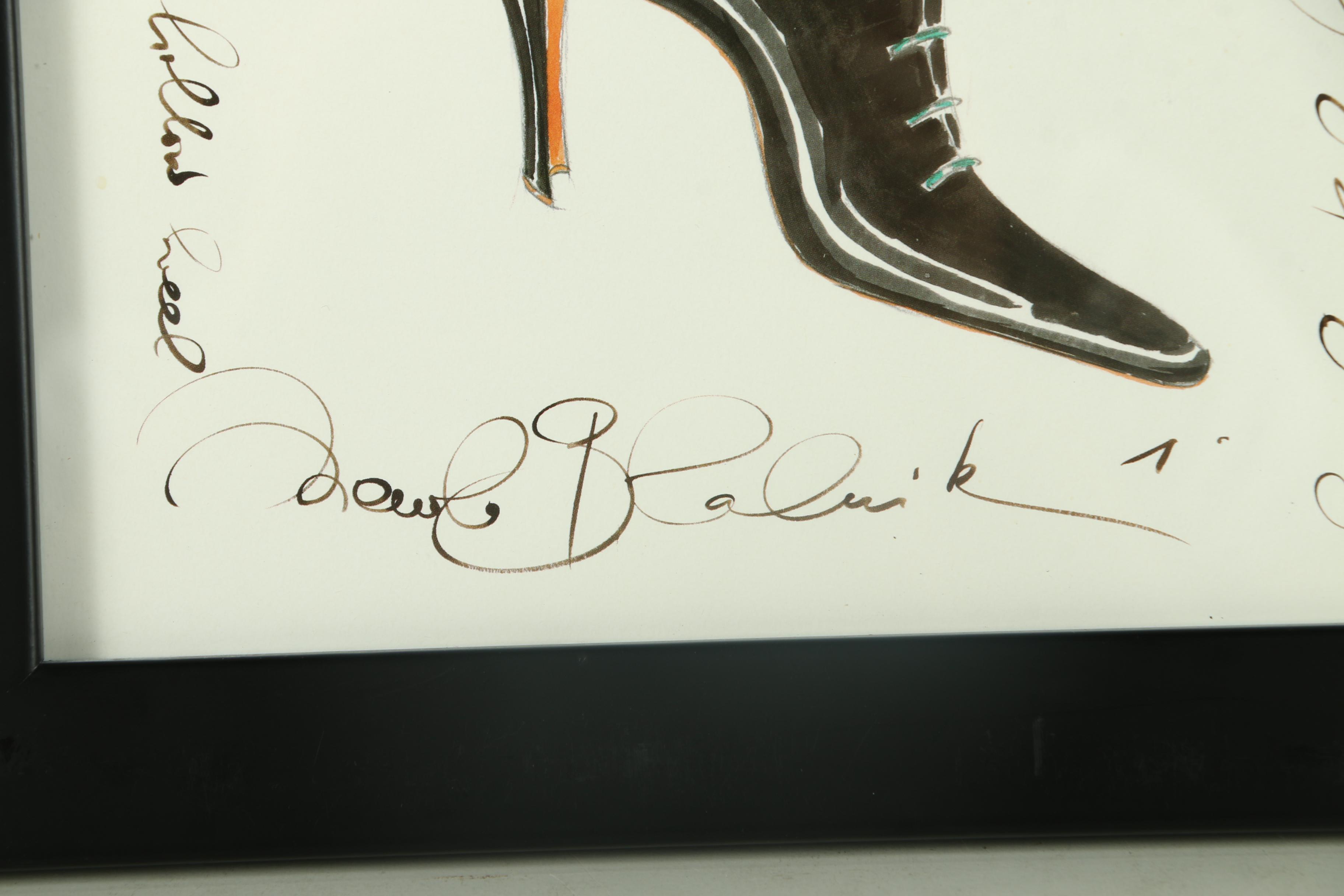 Collection of Offset Lithographs of Manolo Blahnik Shoes