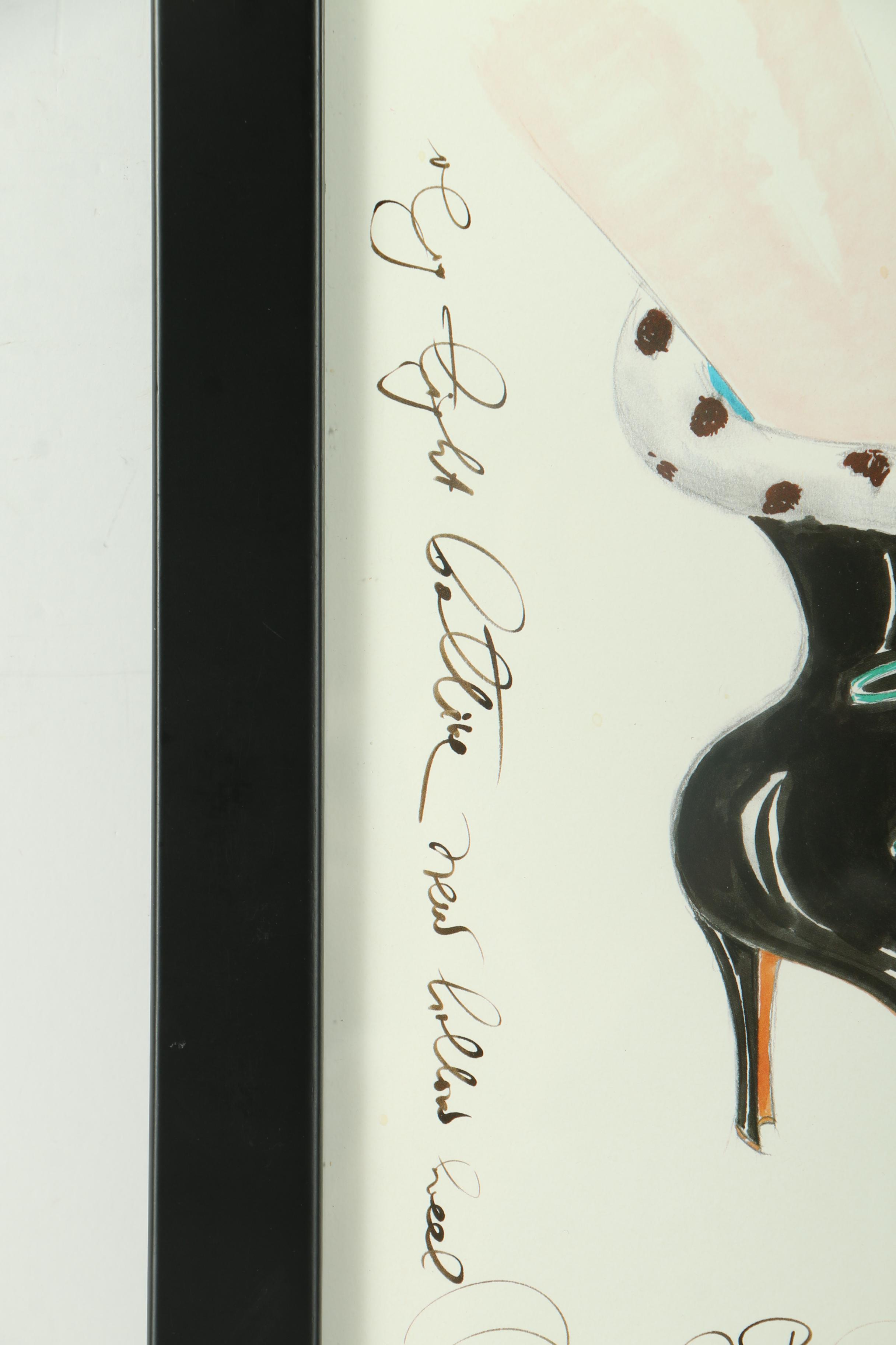 Collection of Offset Lithographs of Manolo Blahnik Shoes