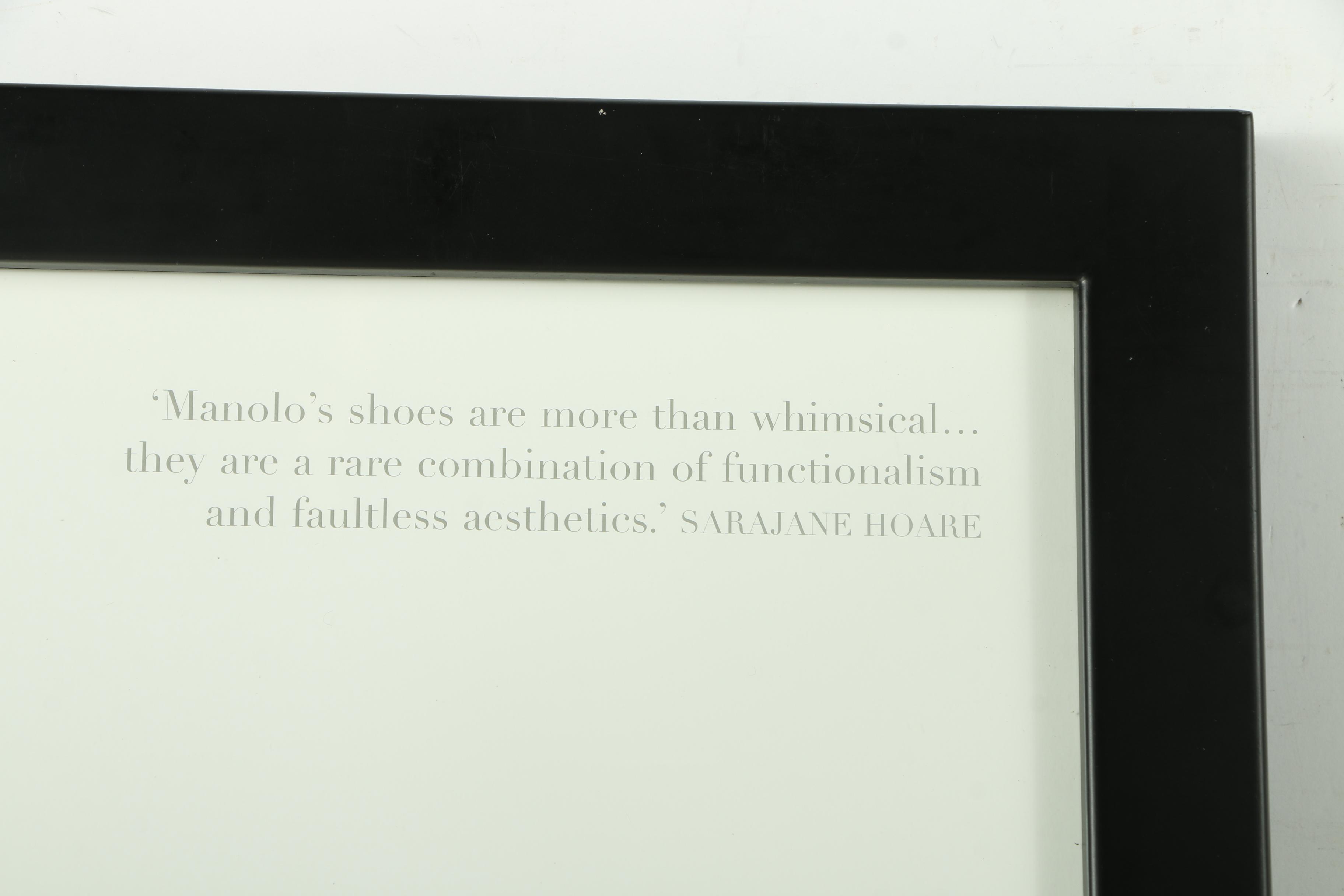 Collection of Offset Lithographs of Manolo Blahnik Shoes