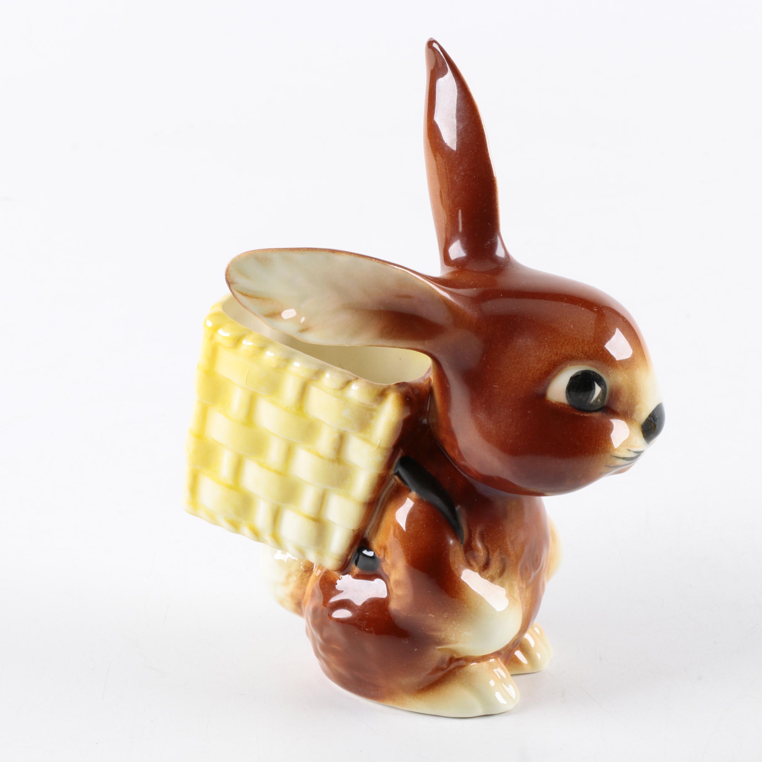 Vintage Hummel Figurines Including "Easter Bunny with Basket"