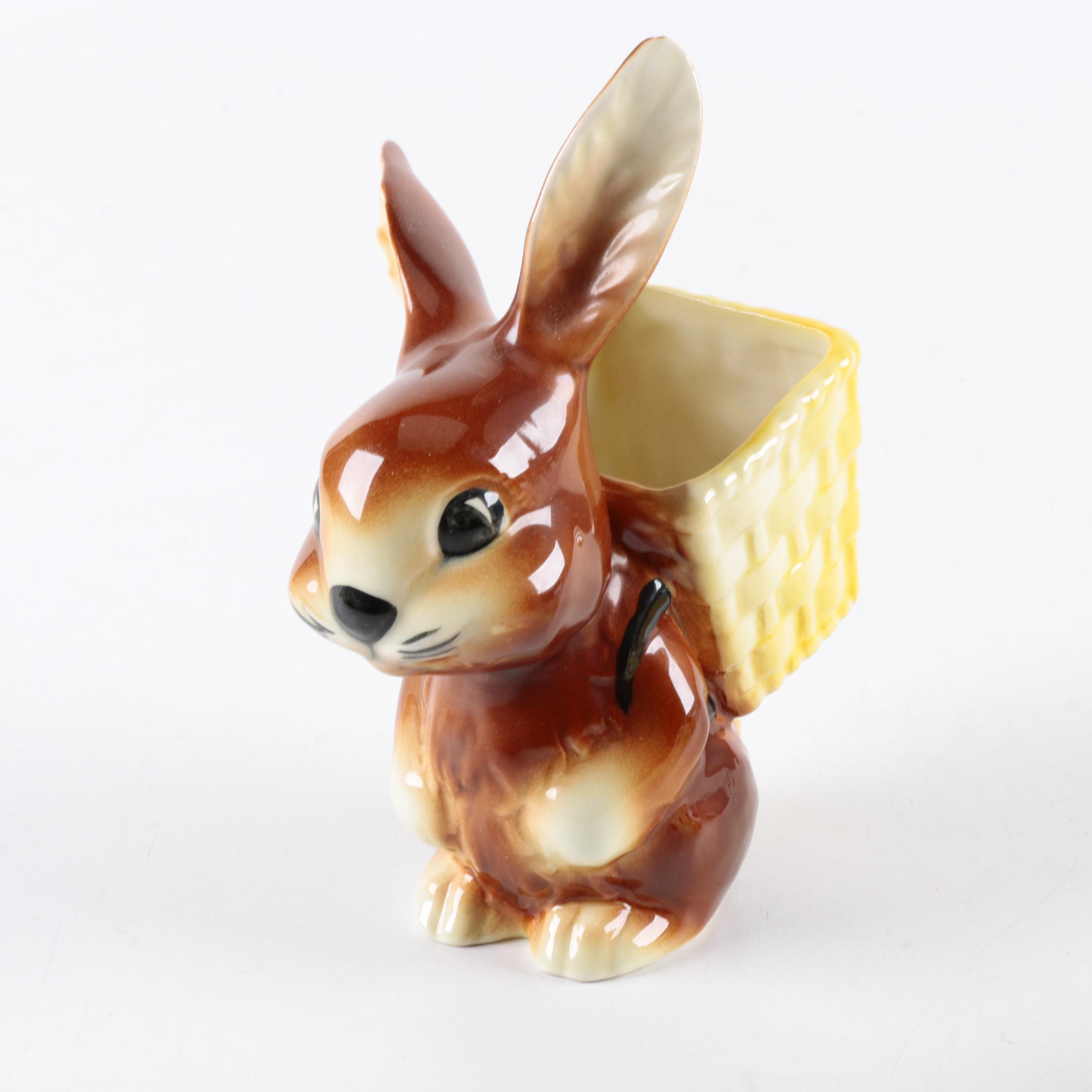 Vintage Hummel Figurines Including "Easter Bunny with Basket"