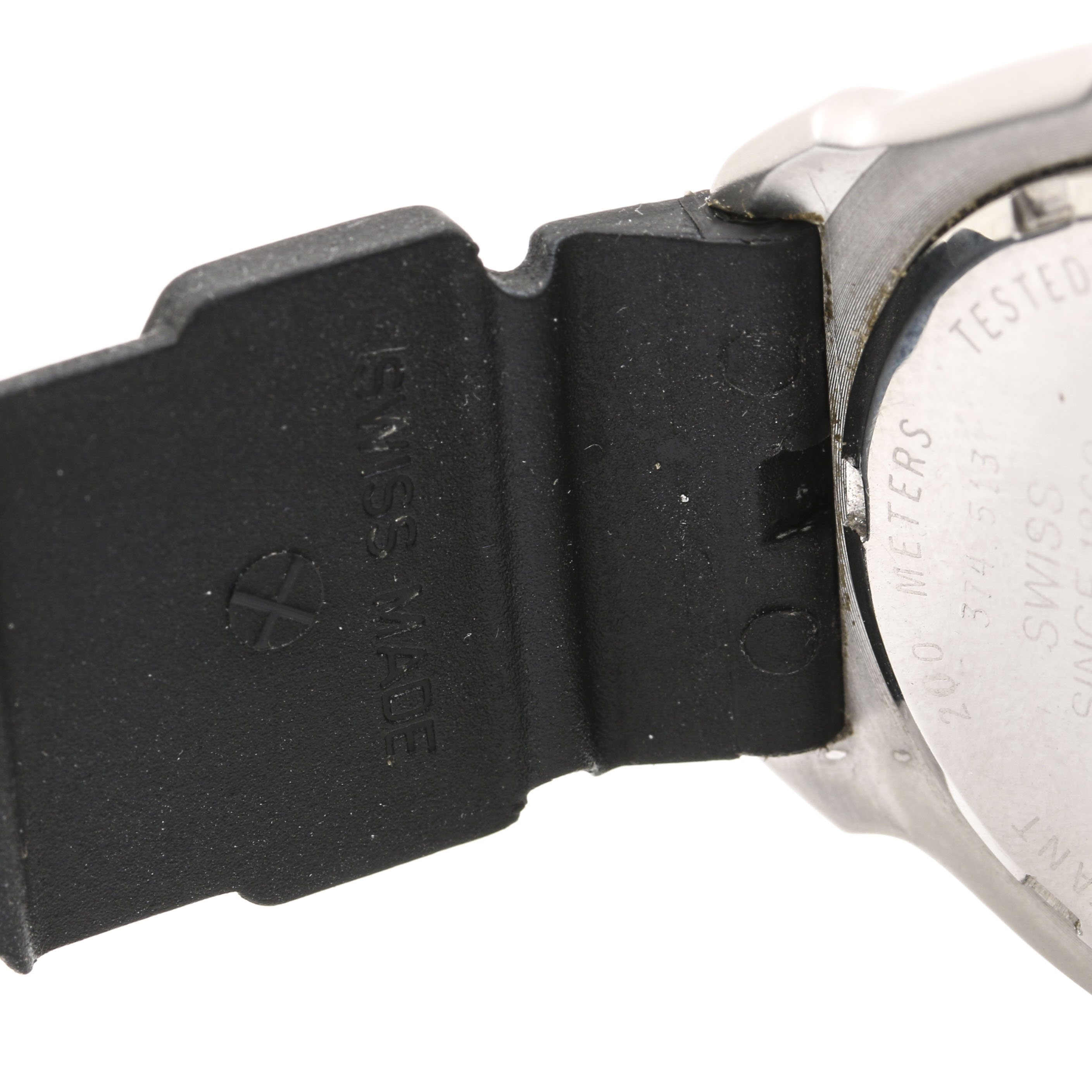 TAG Heuer Professional 200M Stainless Steel and Black Rubber Watch